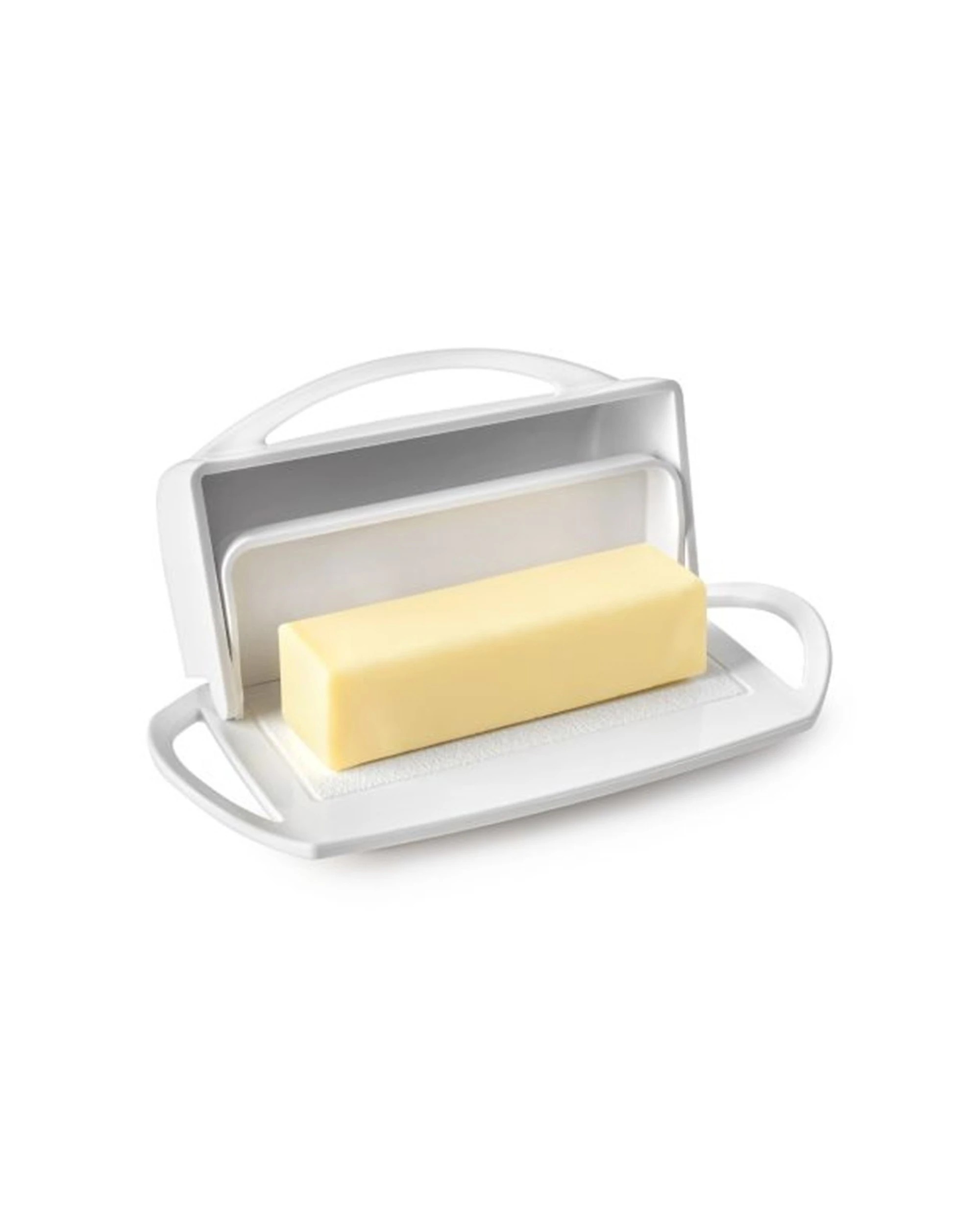 1 Better Dish Flip Top Butter Dish Kitchen Storage 250g Capacity - White, 1 of 4