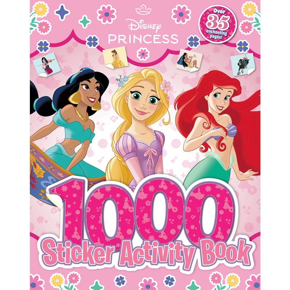1 Scholastic 1000 Sticker Activity Book Disney Princess, 1 of 4