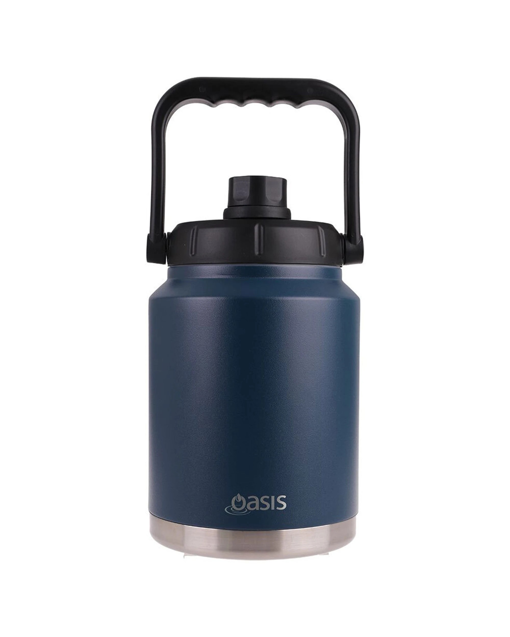 1 Oasis 2.1l Insulated Mini Jug Stainless Steel Water Bottle W/ Carry Handle Navy - Blue, 1 of 3