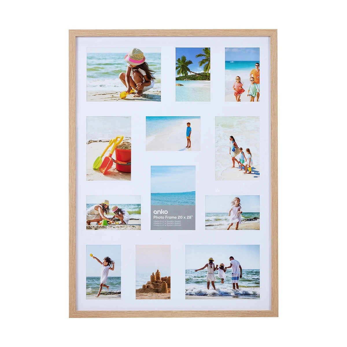 1 Eden Collage Frame 20in. x 28in. - Oak Look, 1 of 4