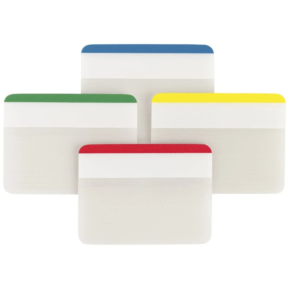 3 Post-it Durable Large Tabs 50 x 38mm Colour Border 4 Pack, 3 of 6