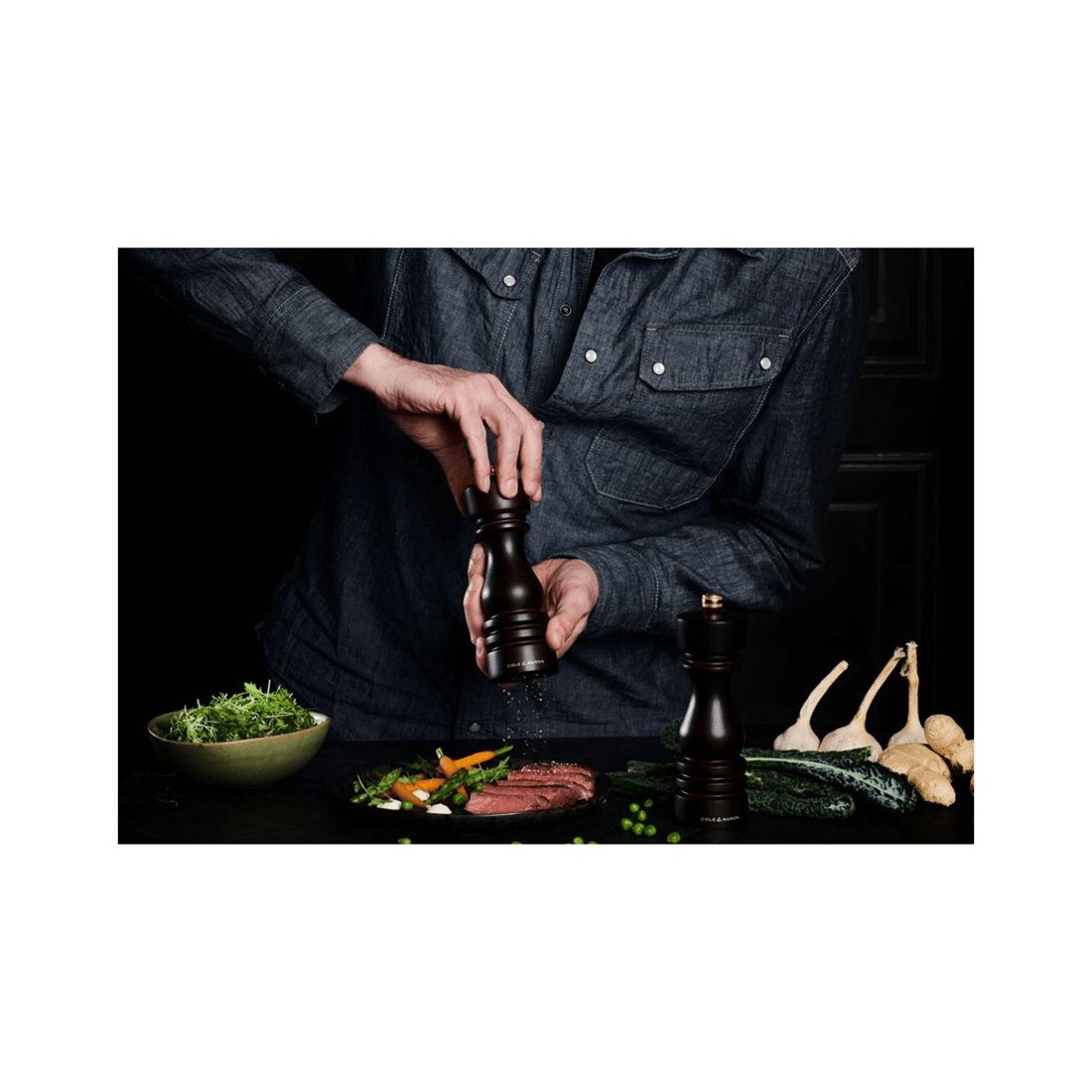 2 Cole And Mason 2pc Salt And Pepper Mill Gift Set 18cm Adjustable Grind
 - Brown, 2 of 6