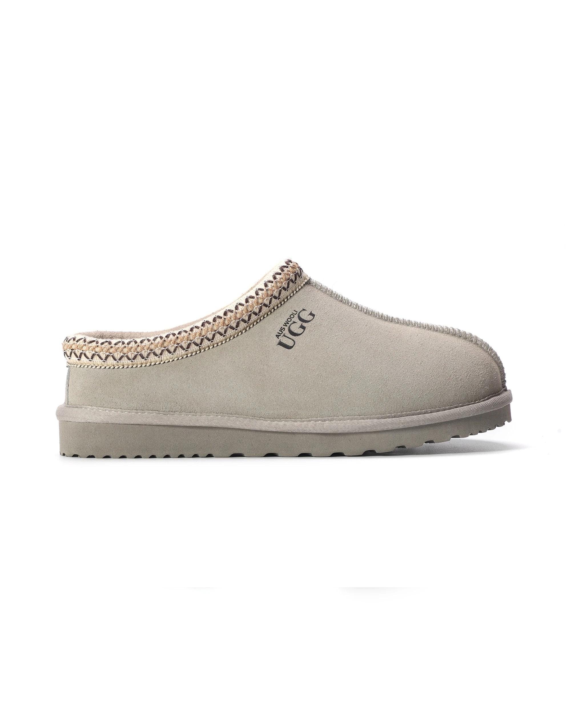 5 AUS WOOLI Sheepskin Ankle Braid Croydon UGG Slippers LIGHTGREY, 5 of 6