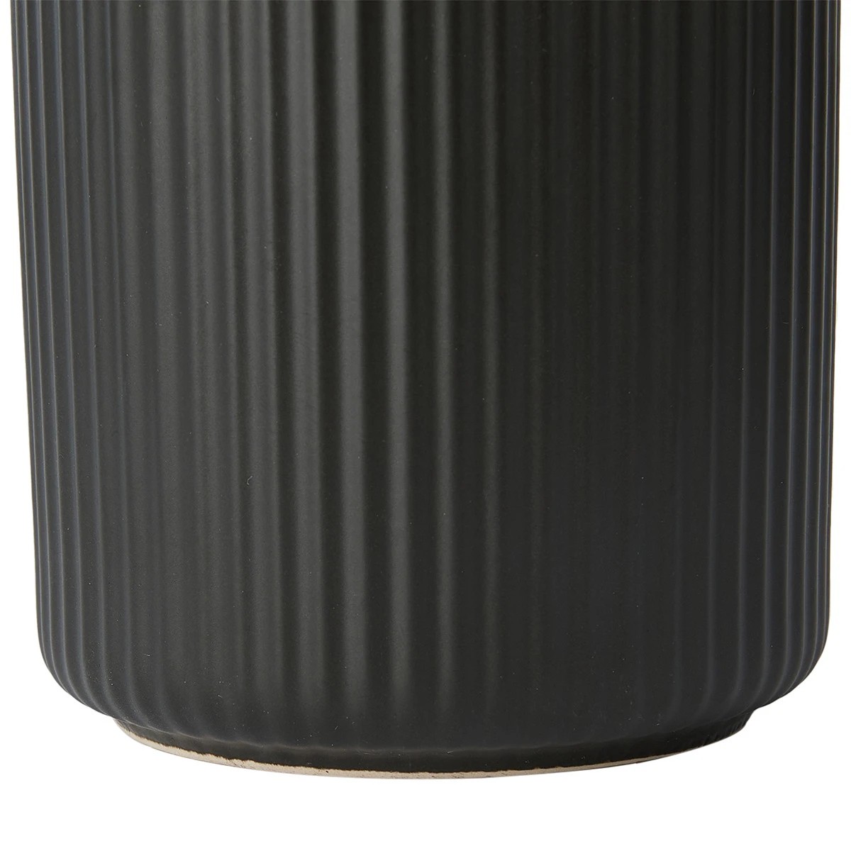 5 Large Black Ribbed Canister, 5 of 8