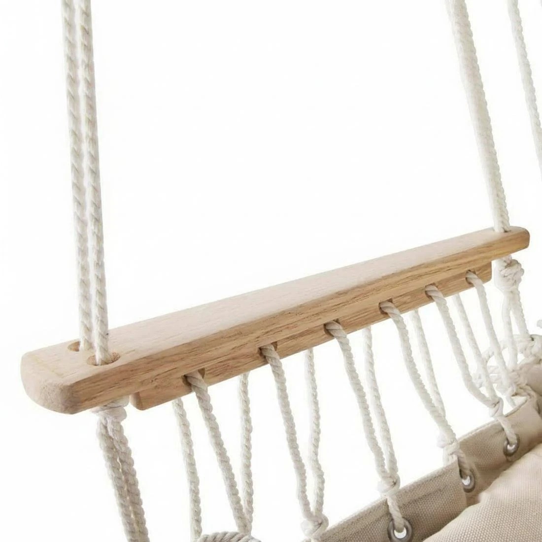7 Gardeon Hammock Chair Hanging with Armrest Camping Hammocks - Natural, 7 of 7