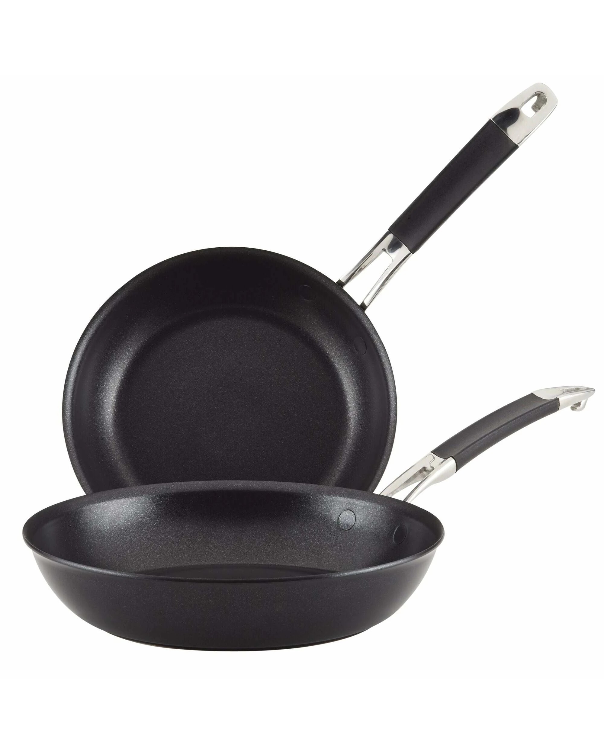 1 Anolon Smart Stack Nonstick Induction Skillet Twin Pack 22/25cm - Black, 1 of 1