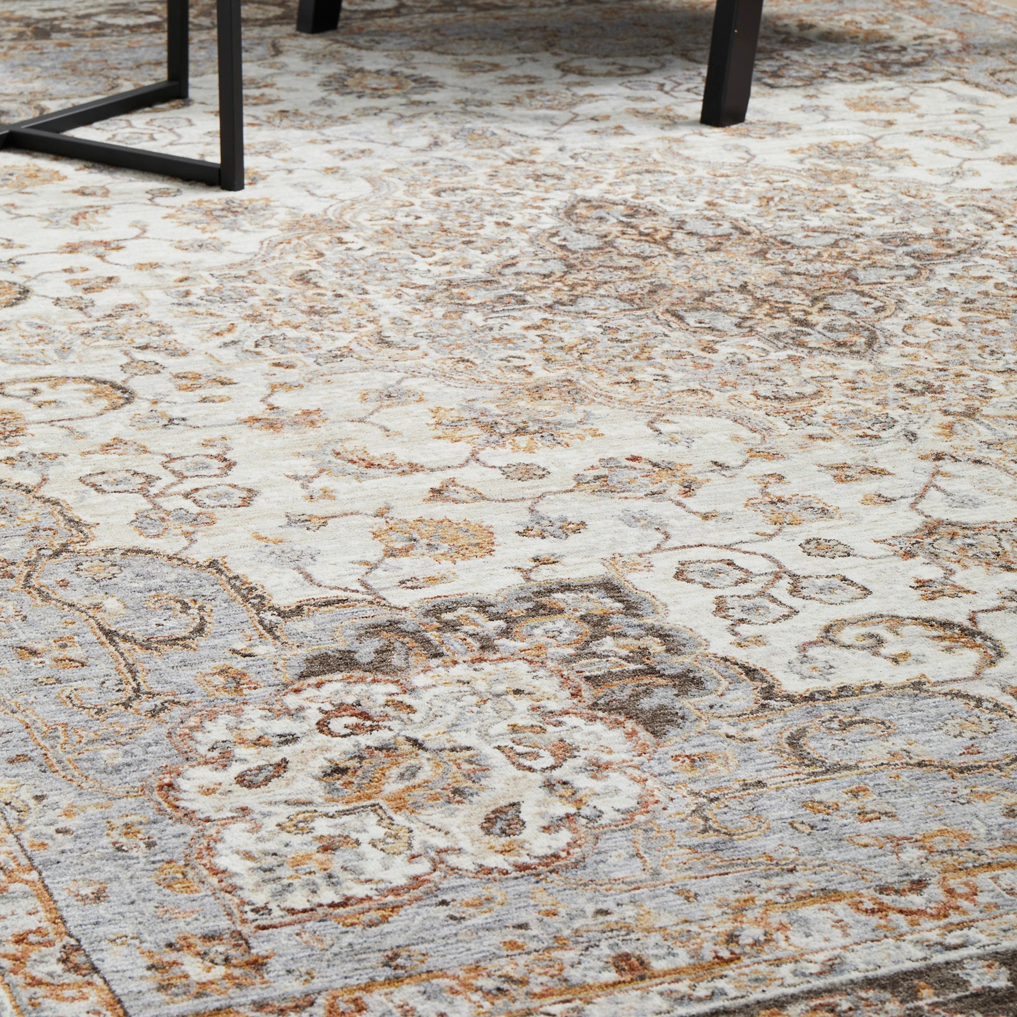 5 Common Ground Rugs Evalina 77 330x240cm - Extra Large Floor Rug - Silver, 5 of 7