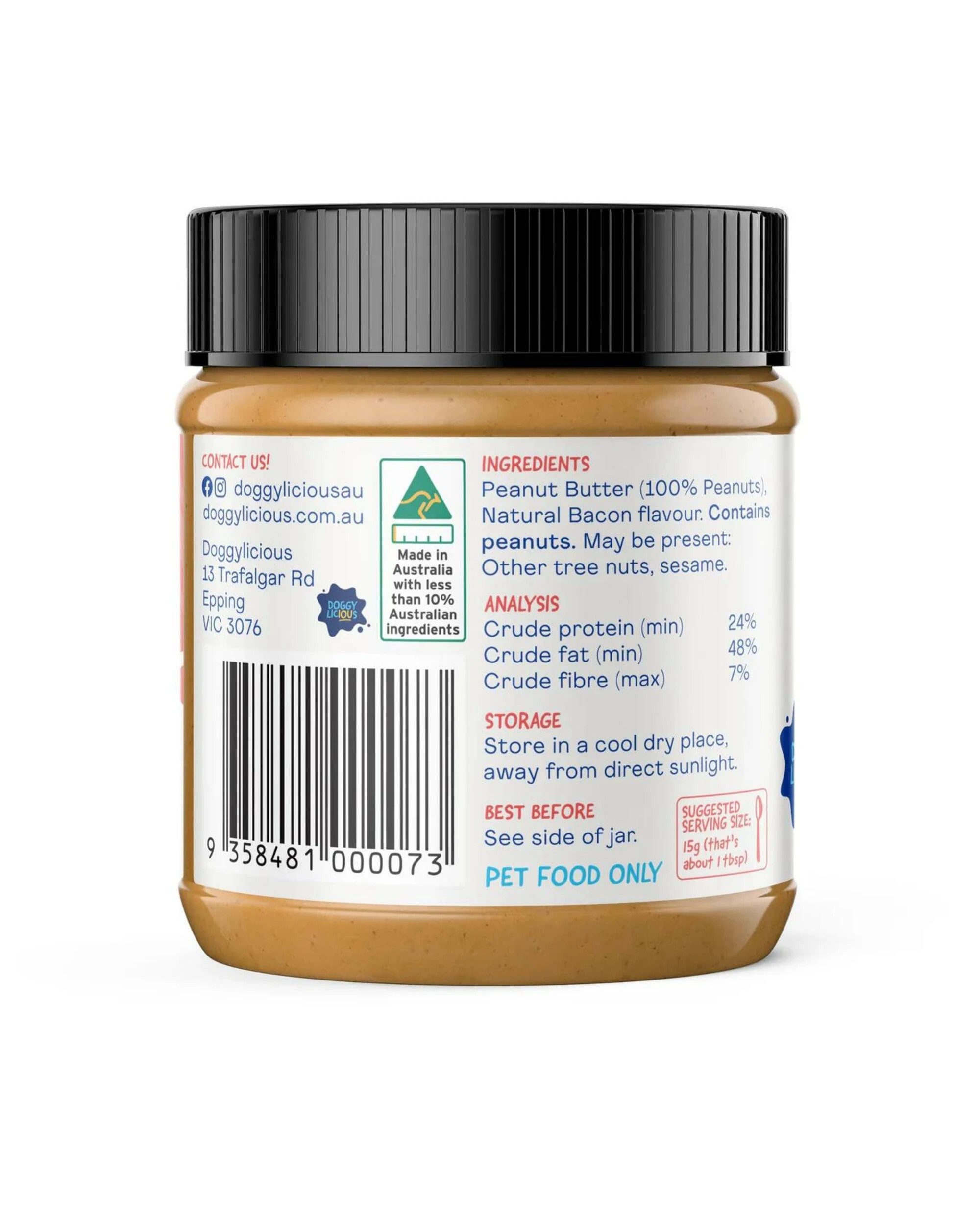 2 Doggylicious Barkin Bacon Doggy Butter 250g, 2 of 2