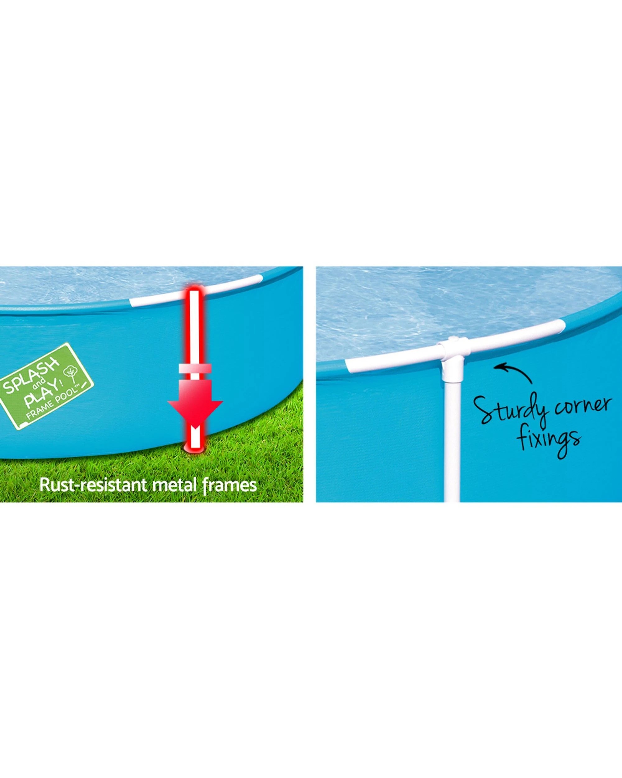 2 Bestway Kids Pool 152x38cm Swimming Pools Above Ground 580l
 - Multi, 2 of 3