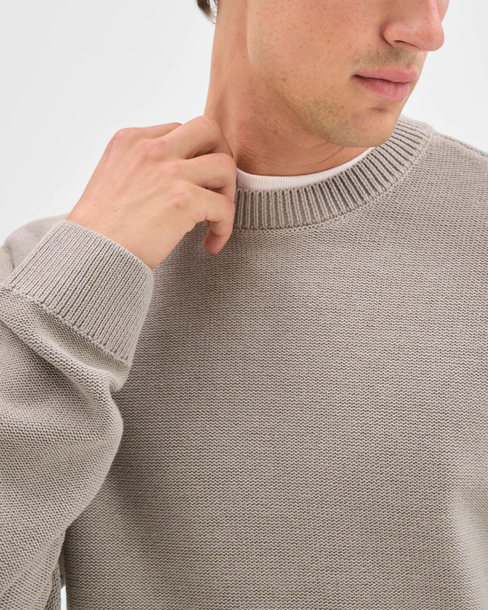 4 Commons Australian Cotton Oversized Knit Jumper WORN SAND, 4 of 6