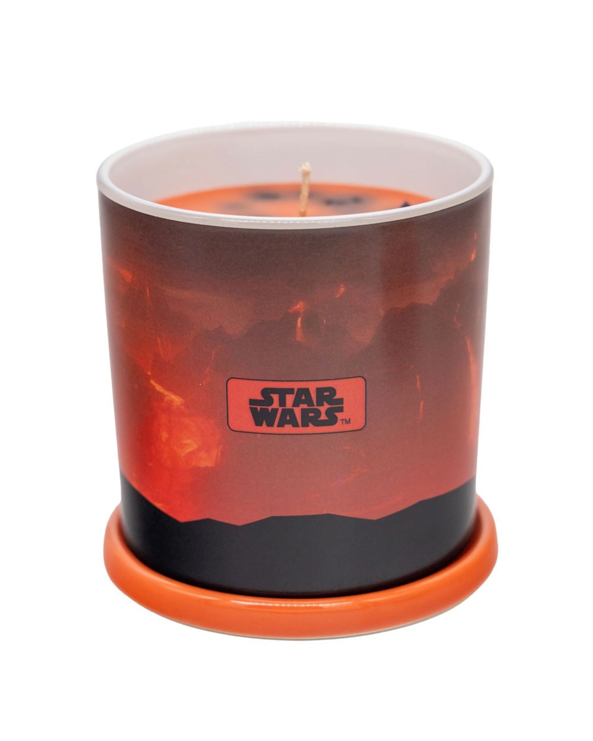 3 Star Wars - Duel on Mustafar Candle with Trinket Tray - Red, 3 of 4