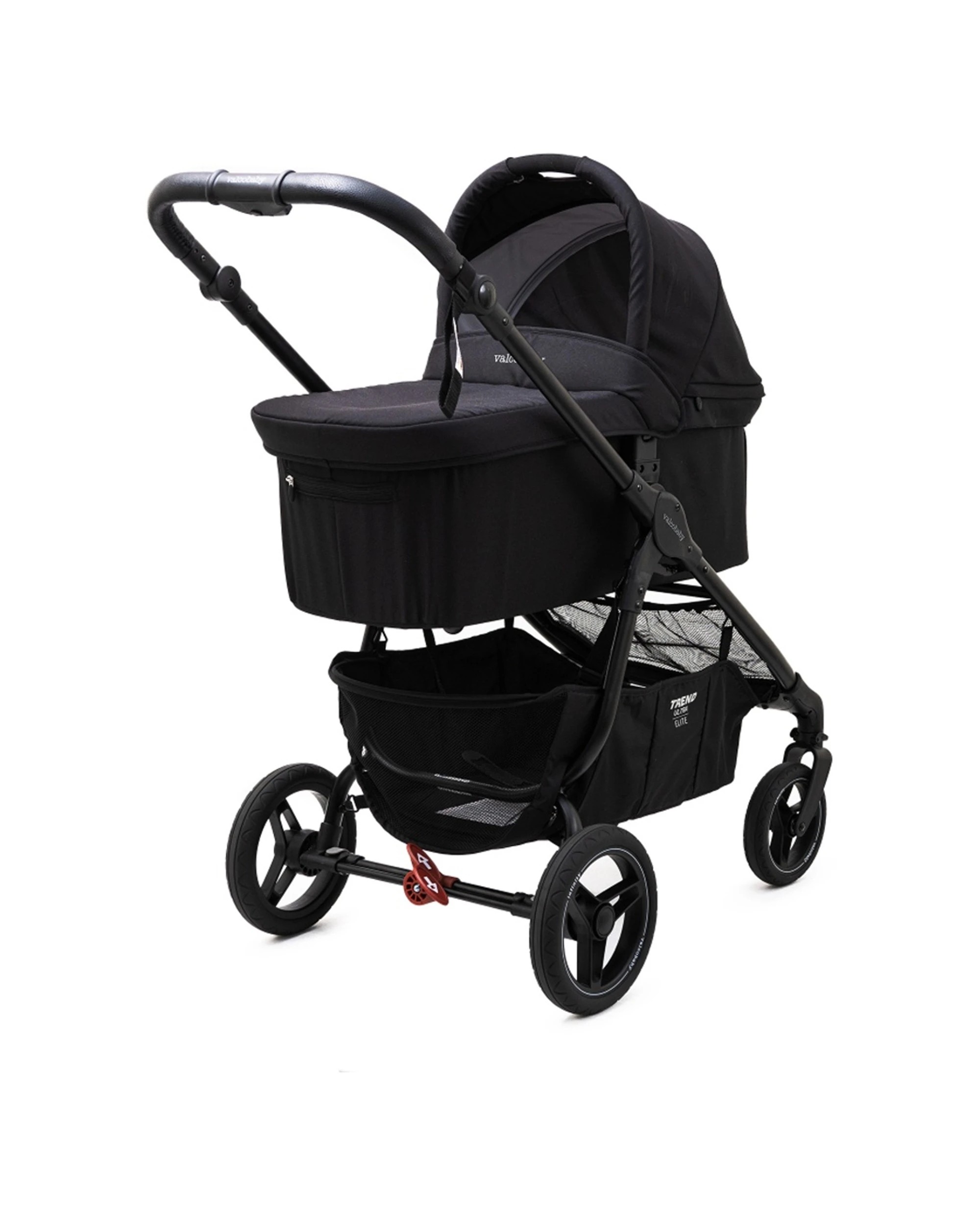 2 Valcobaby Trend 4 Ultra Pram Stroller Bassinet Adjustable Hood Security - Black, 2 of 5