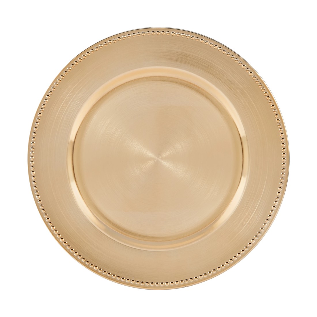 3 Gold Look Charger Plate, 3 of 3