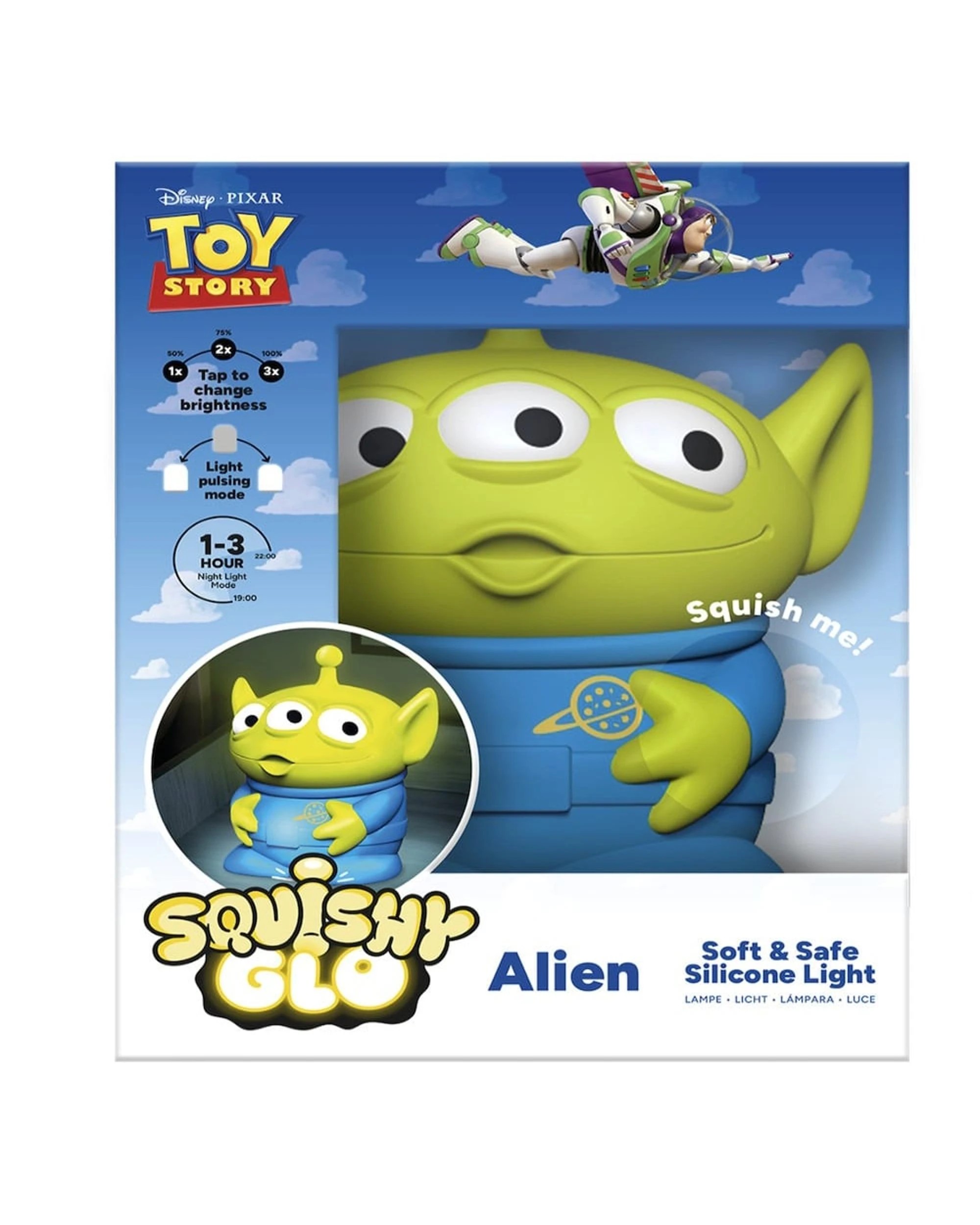 1 Paladone SquishyGlo Disney Pixar Toy Story Alien Light, 1 of 5