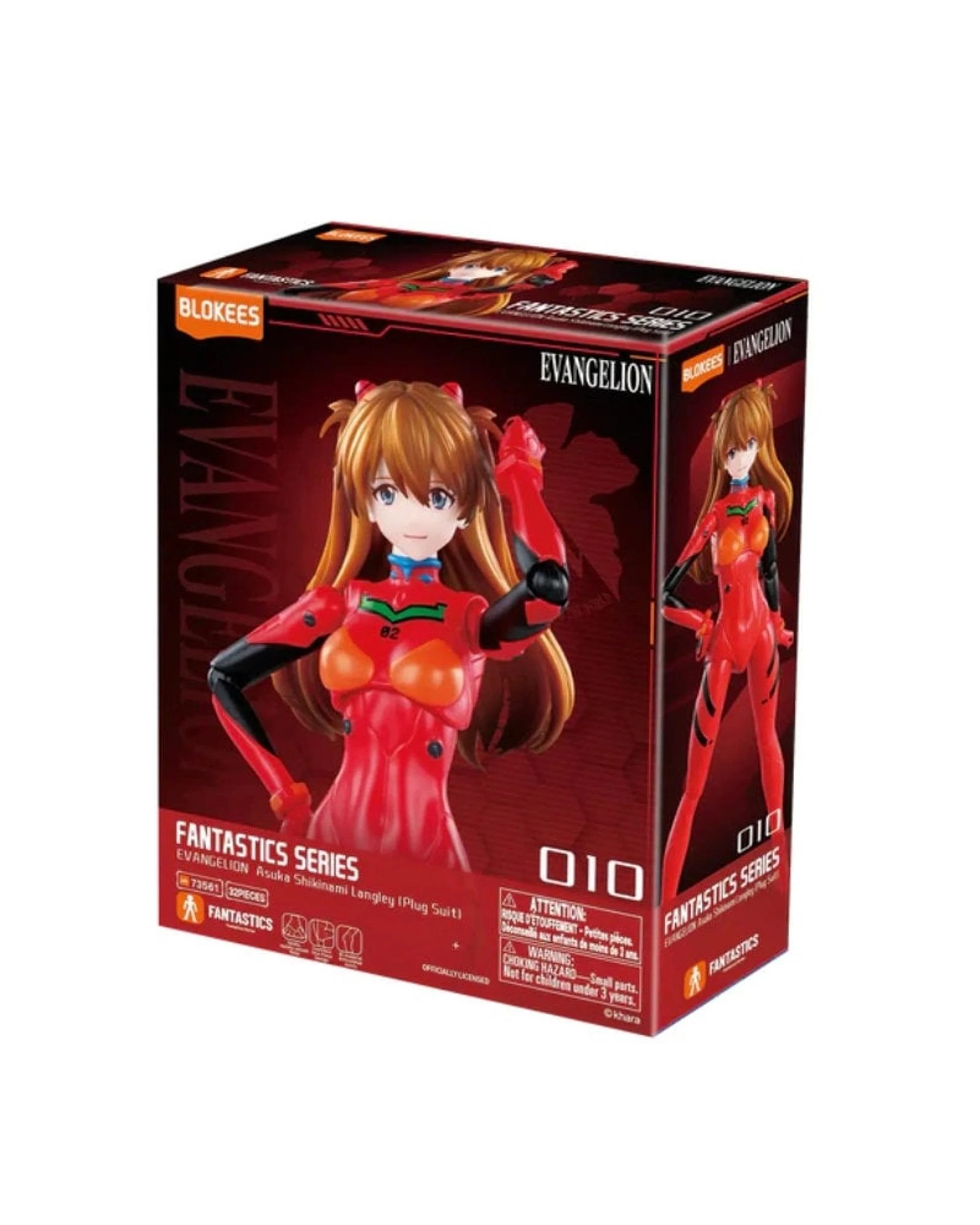 1 Blokees Evangelion Fantastics Series Asuka Shikinami Langley - Plug Suit -  Model Kit, 1 of 4