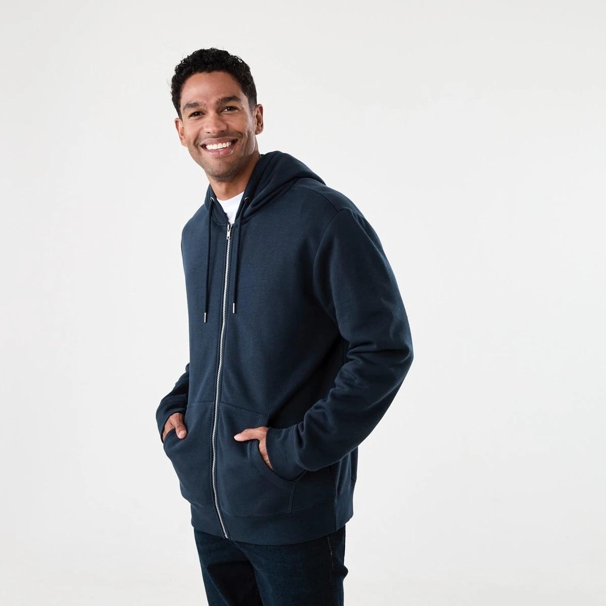 3 Comfort Zip Through Hoodie Nvy Sphire, 3 of 7