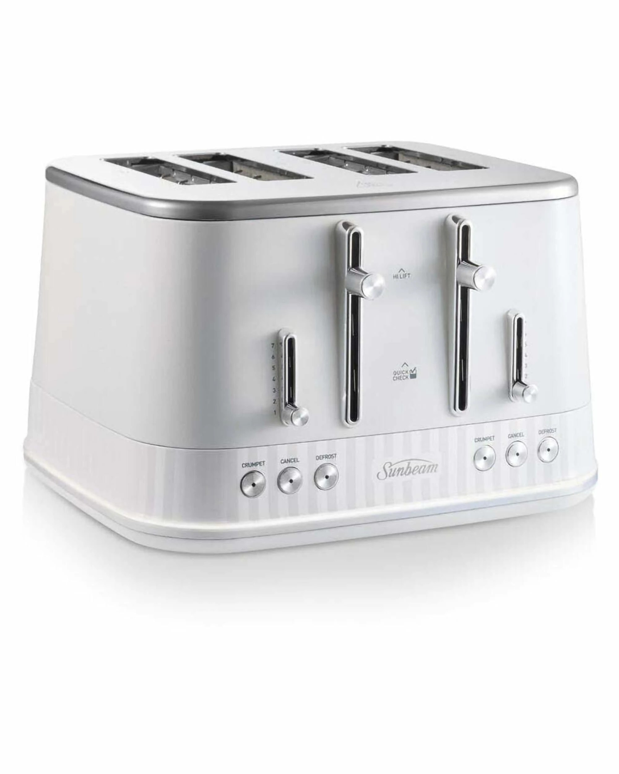 1 Sunbeam French Riviera Collection 4 Slice Toaster - White - WHITE, 1 of 3