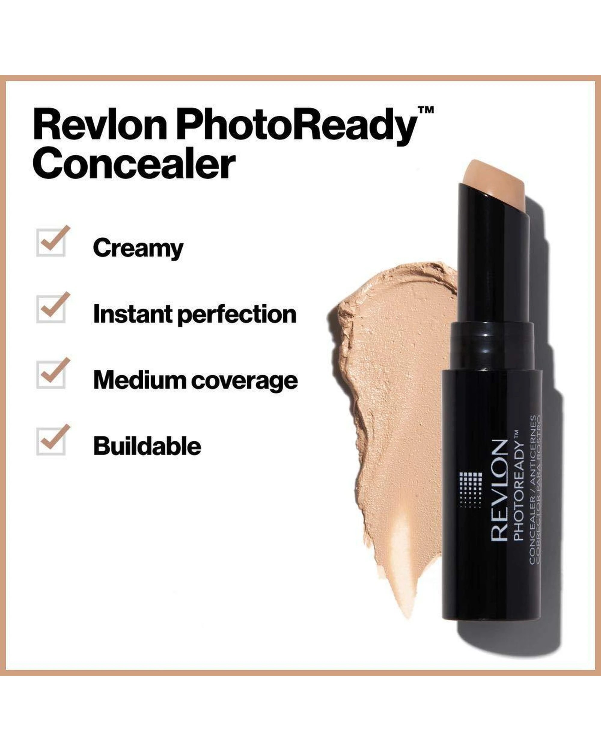 6 2 x Revlon PhotoReady Concealer 3.2g - 002 Light - Beige, 6 of 6