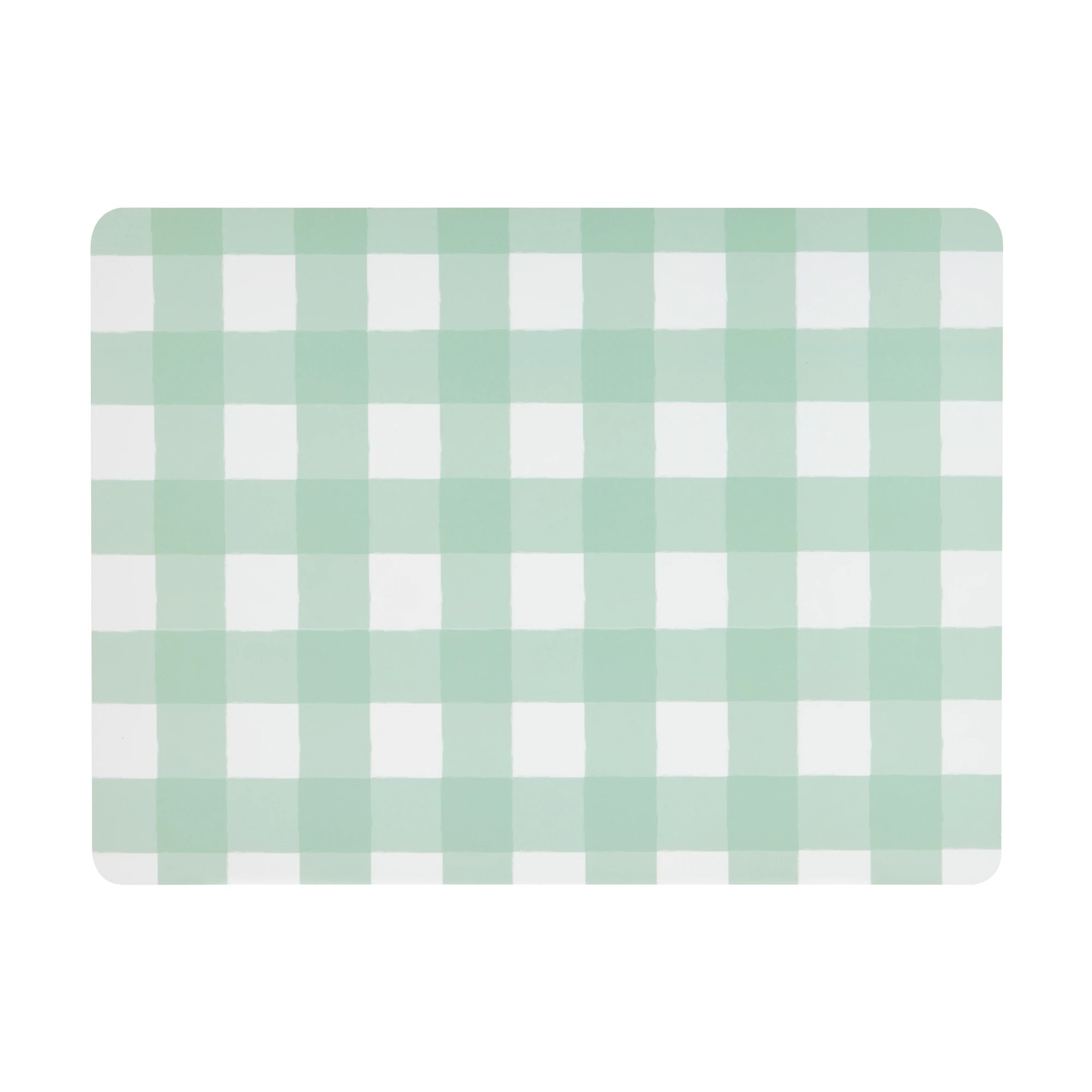 1 Gingham Corkback Placemat, 1 of 3