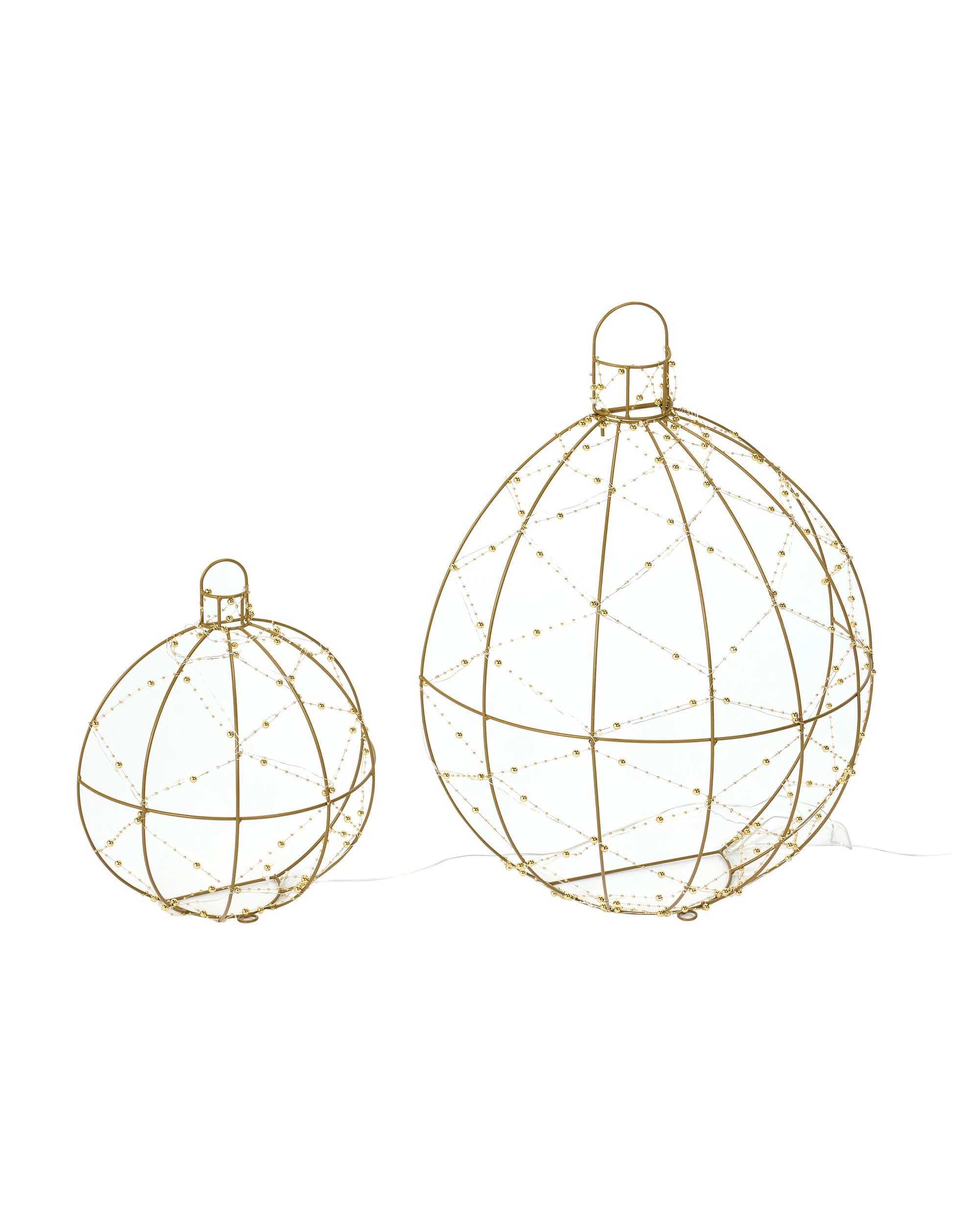 4 2 Pack Solar Powered LED Light Up Baubles, 4 of 8
