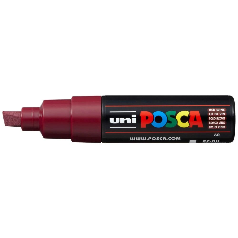 1 POSCA PC 8K Paint Marker Red Wine, 1 of 5