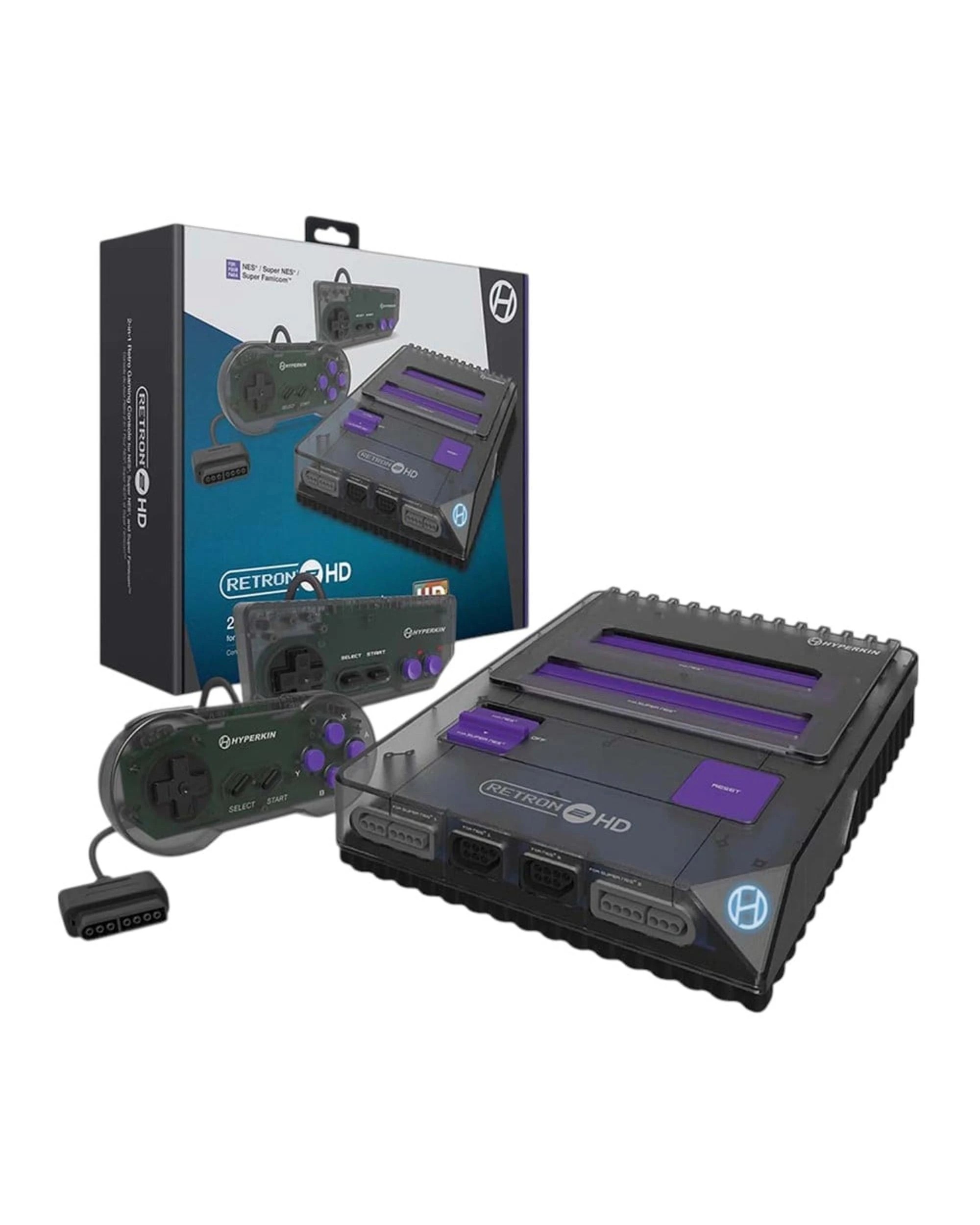 1 Hyperkin RetroN 2 HD Gaming Console - Space Black - Multi, 1 of 7