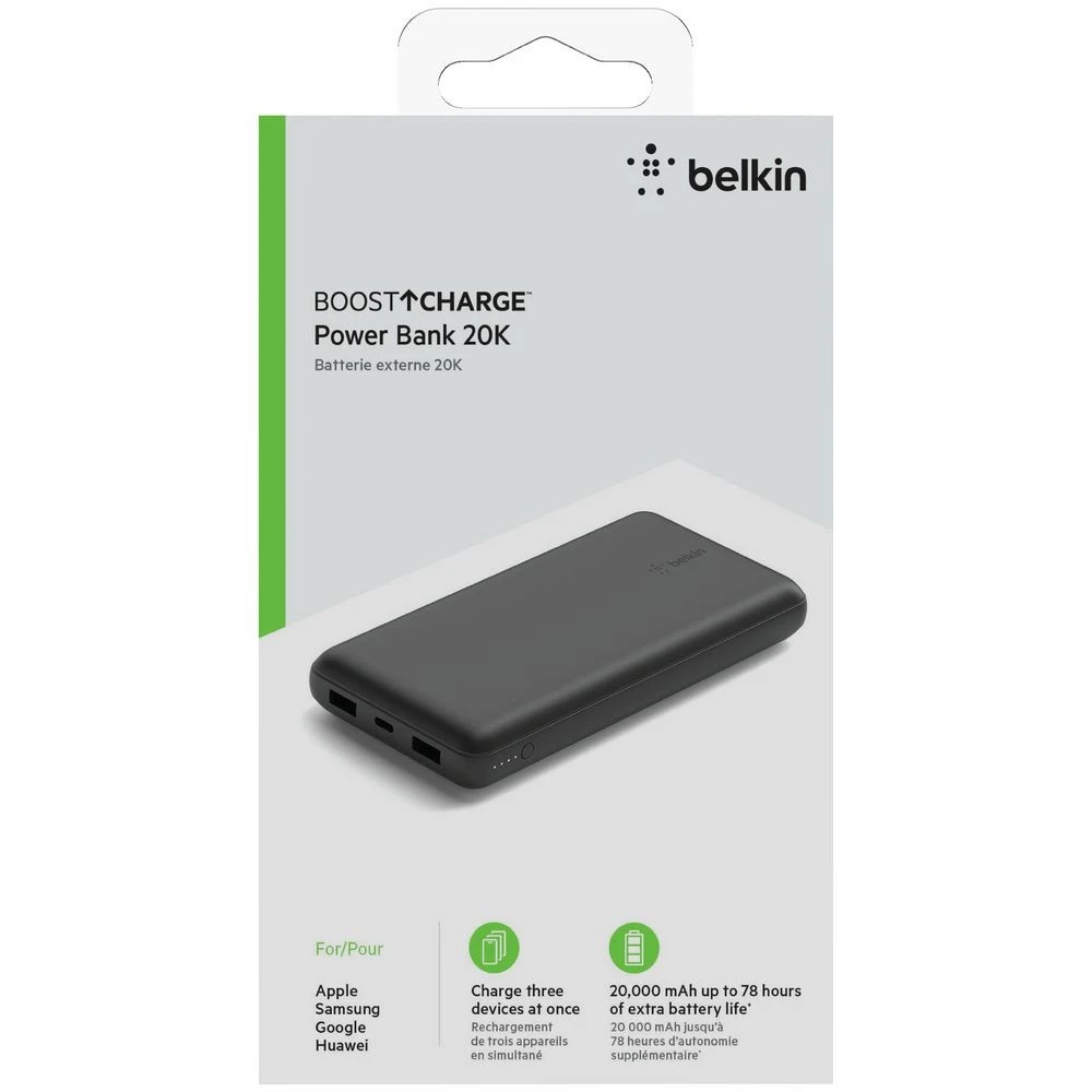 7 Belkin USB-C Powerbank 20,000 mAh Black, 7 of 7