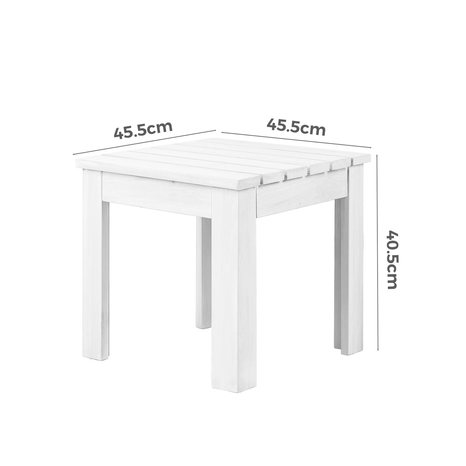 5 Alfordson Adirondack Chairs Table 3PCS Set Wooden Outdoor Furniture Beach - White, 5 of 9