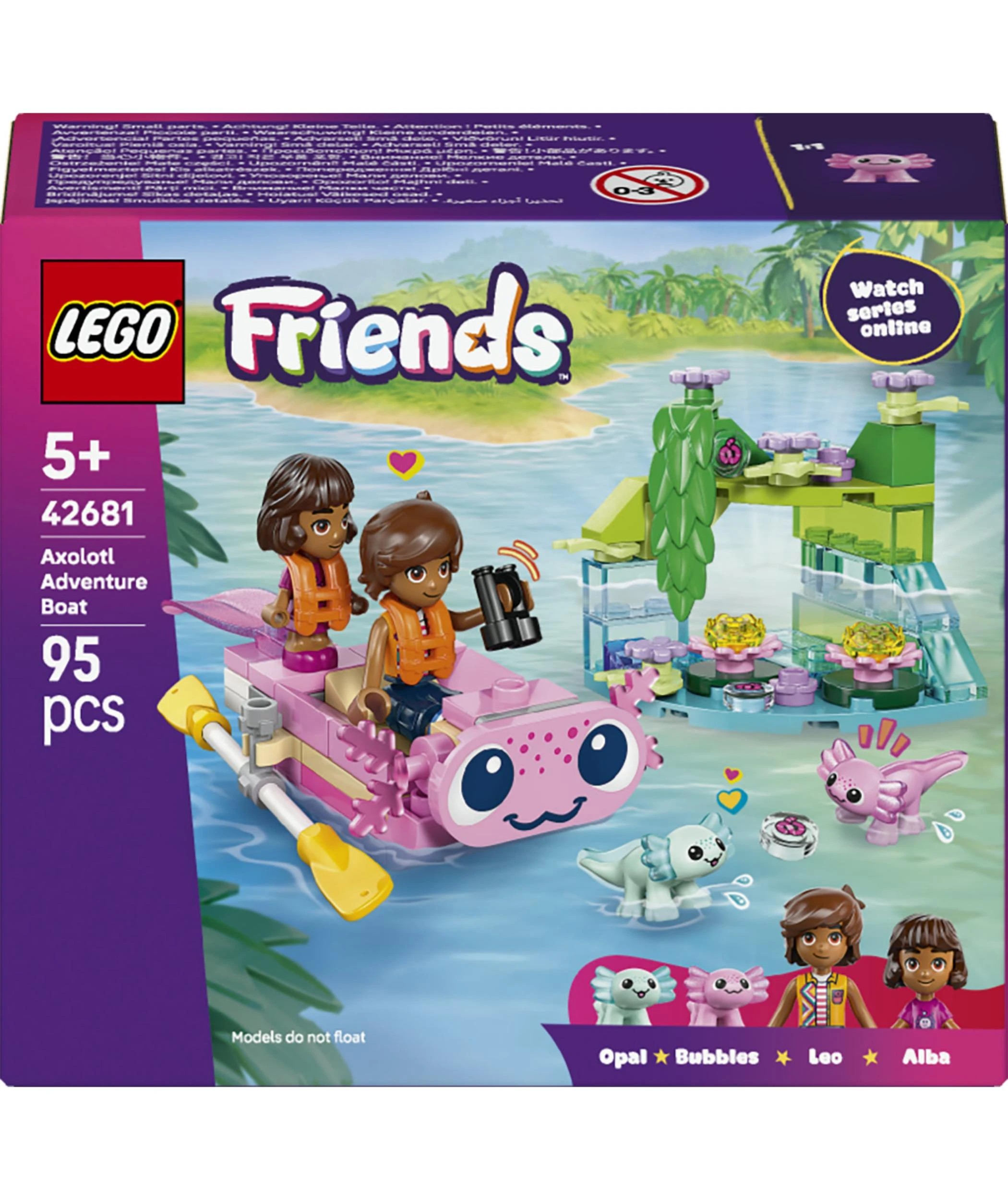 1 LEGO Friends Axolotl Adventure Boat 42681, 1 of 10