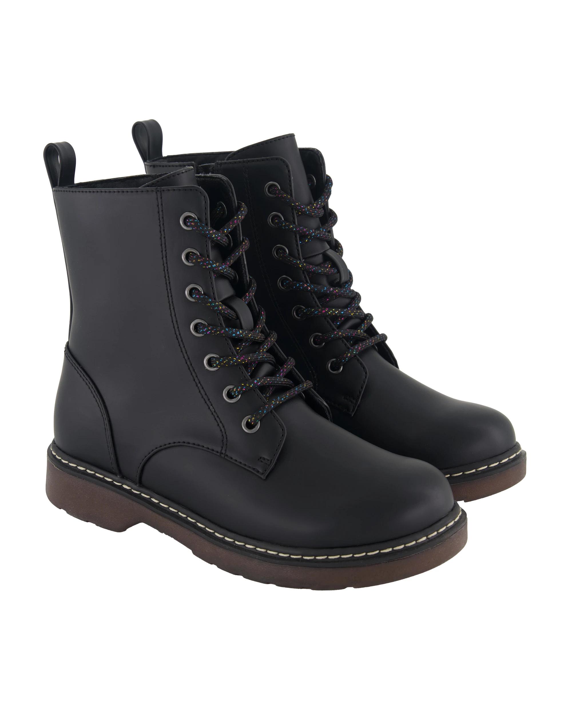 2 Senior Lace-up Boots Black, 2 of 2