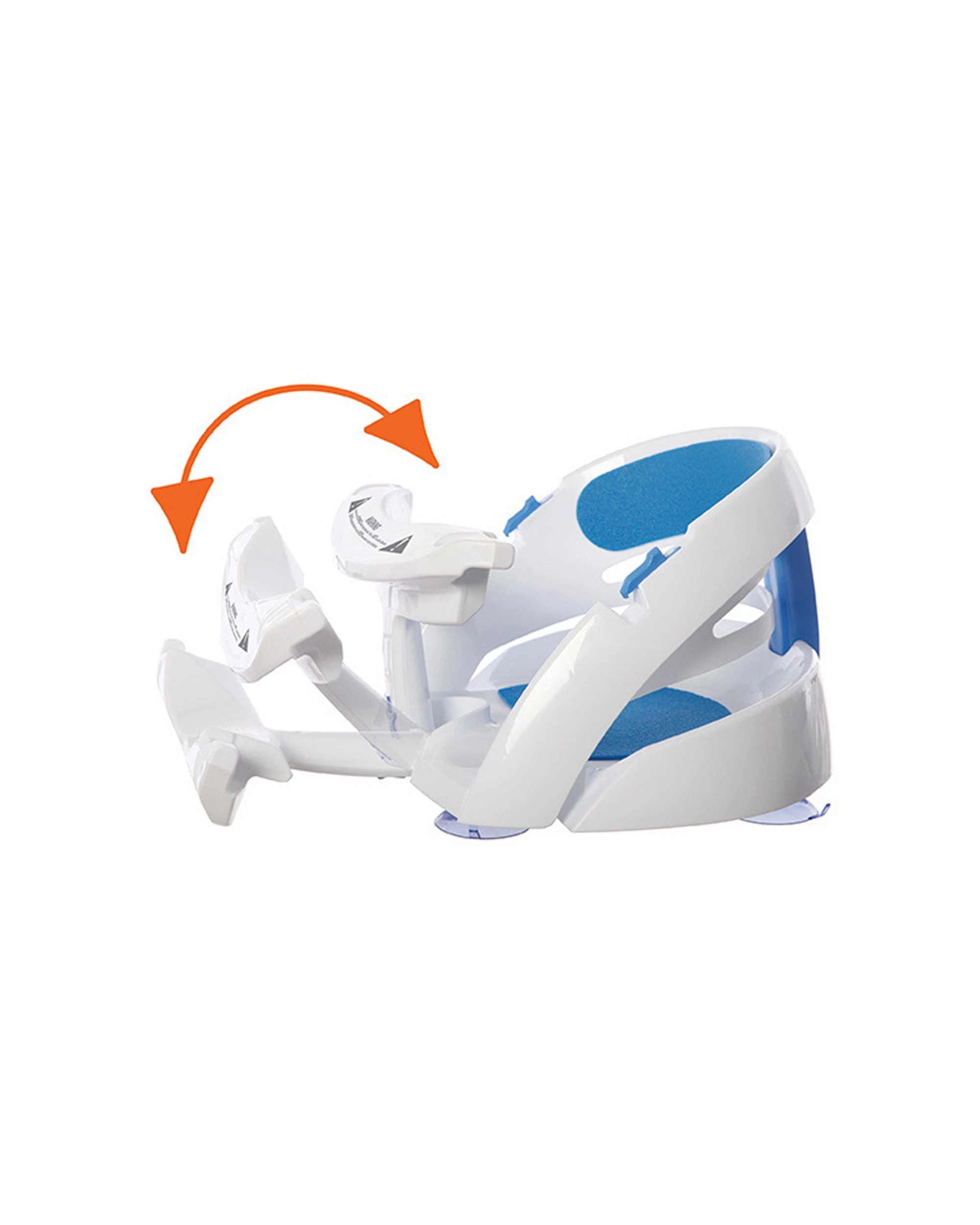 2 Dreambaby Super Comfy Bath Seat W/foam Padding & Heat Sensing Indicator 6-10m - White, 2 of 5