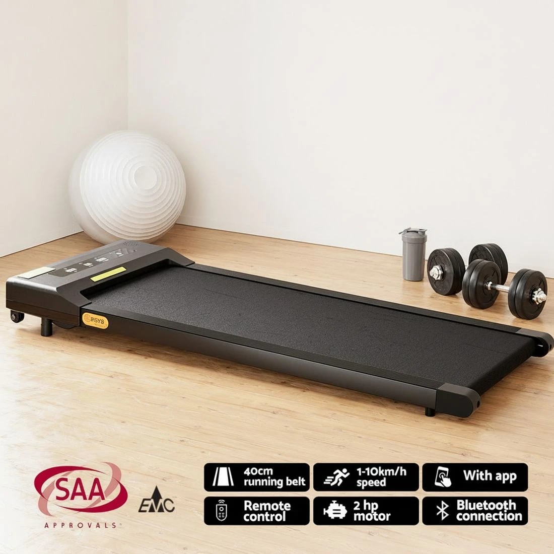 6 Artiss Treadmill 120cm Automatic Standing Desk with 400mm Electric Walking Pad - Multi, 6 of 6