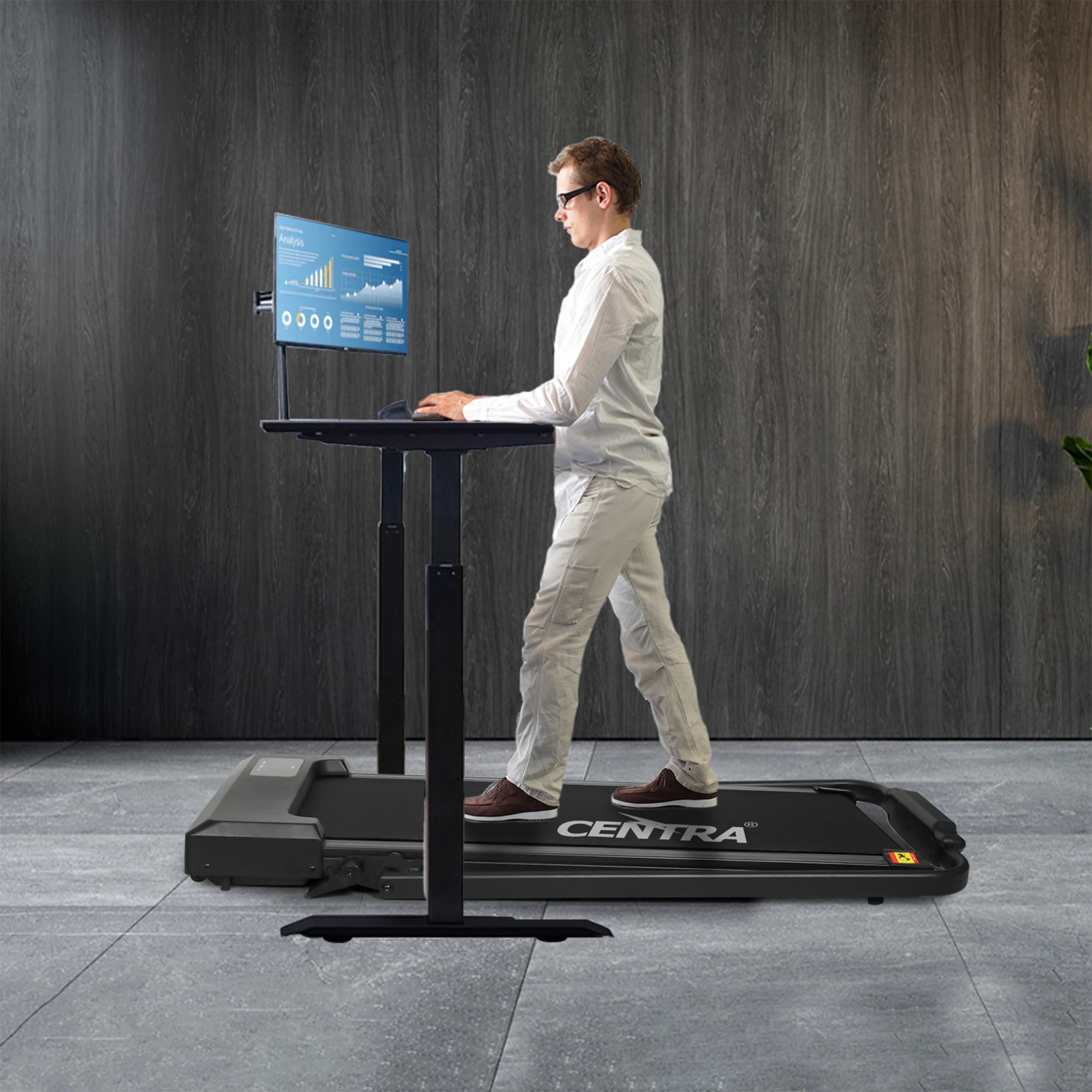 7 Centra Electric Treadmill Under Desk Walking Home Gym Exercise Fitness Foldable, 7 of 7