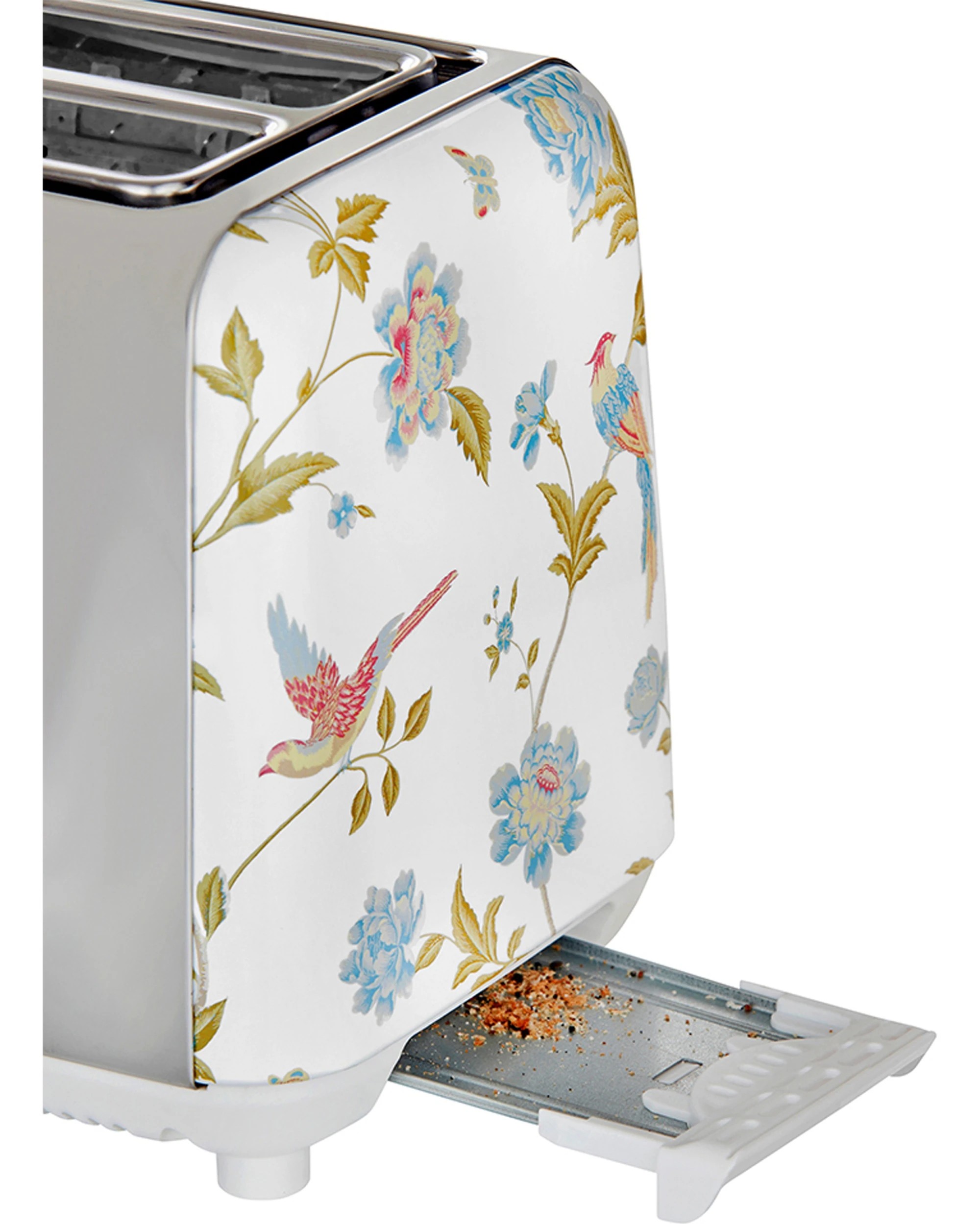 4 Laura Ashley Elveden 24cm Electric 2 Slice Bread Toaster 925W - White, 4 of 7