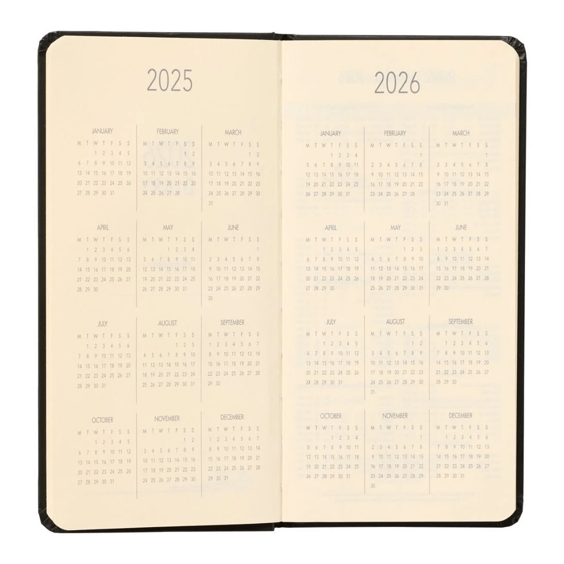 3 Keji Slim Week to View 2026 Diary Black, 3 of 7