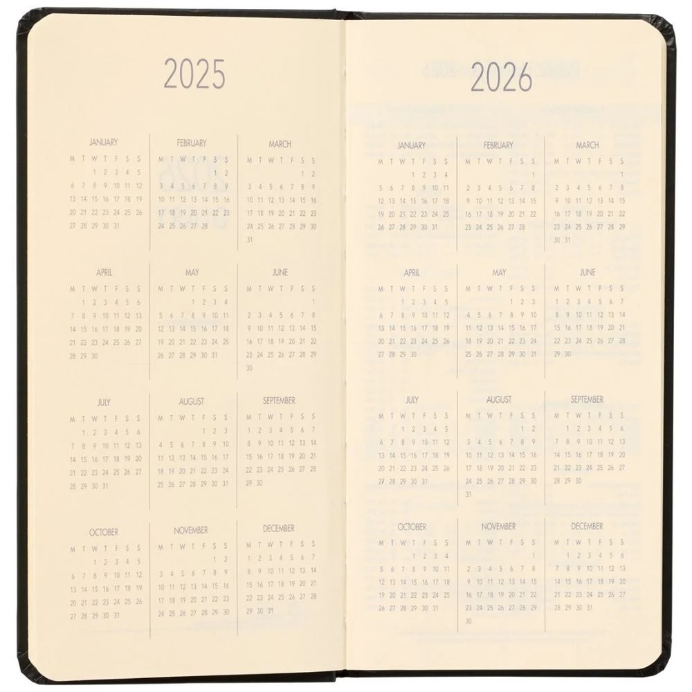3 Keji Slim Week to View 2026 Diary Black, 3 of 7