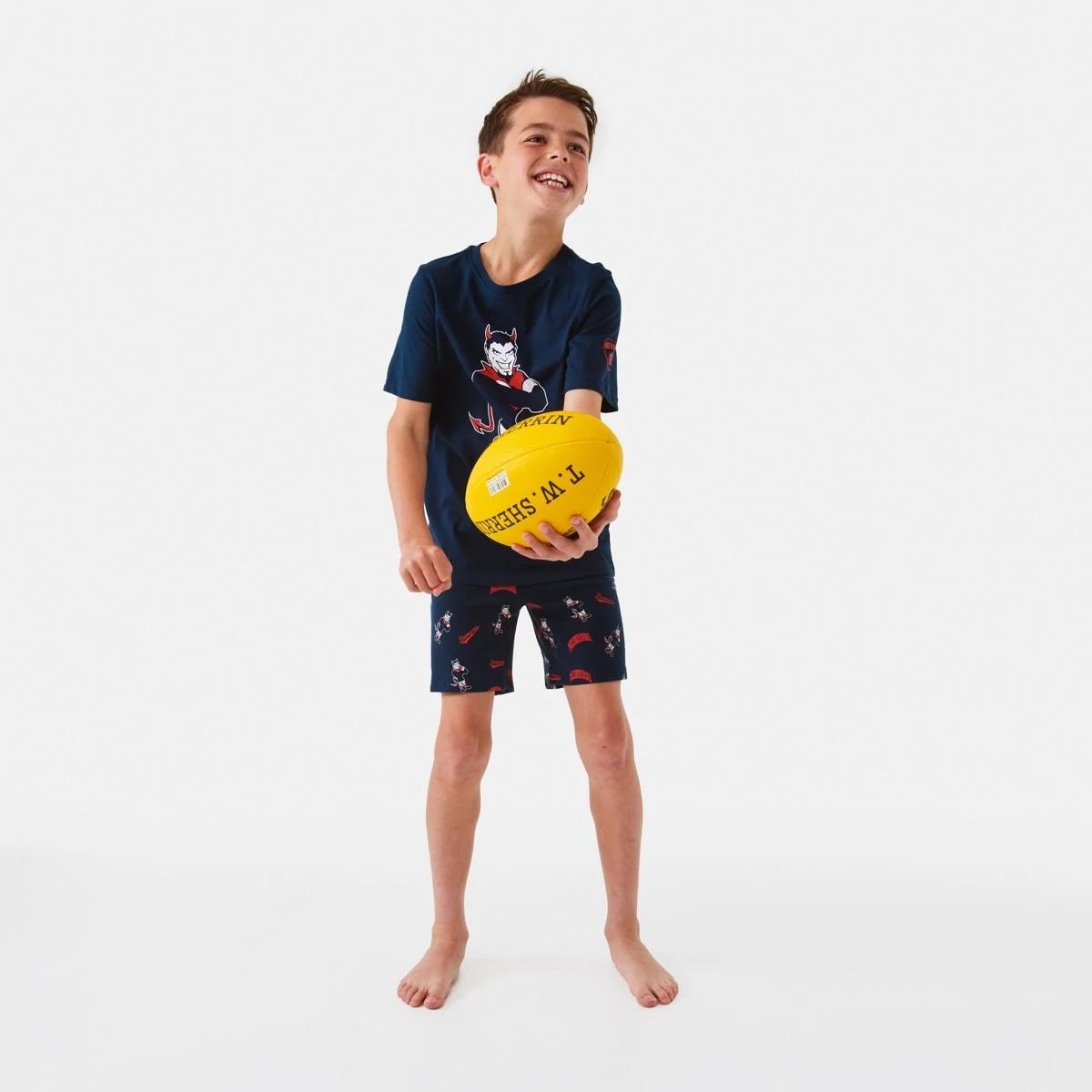 1 Active Kids AFL Pyjama Set Melbourne, 1 of 10