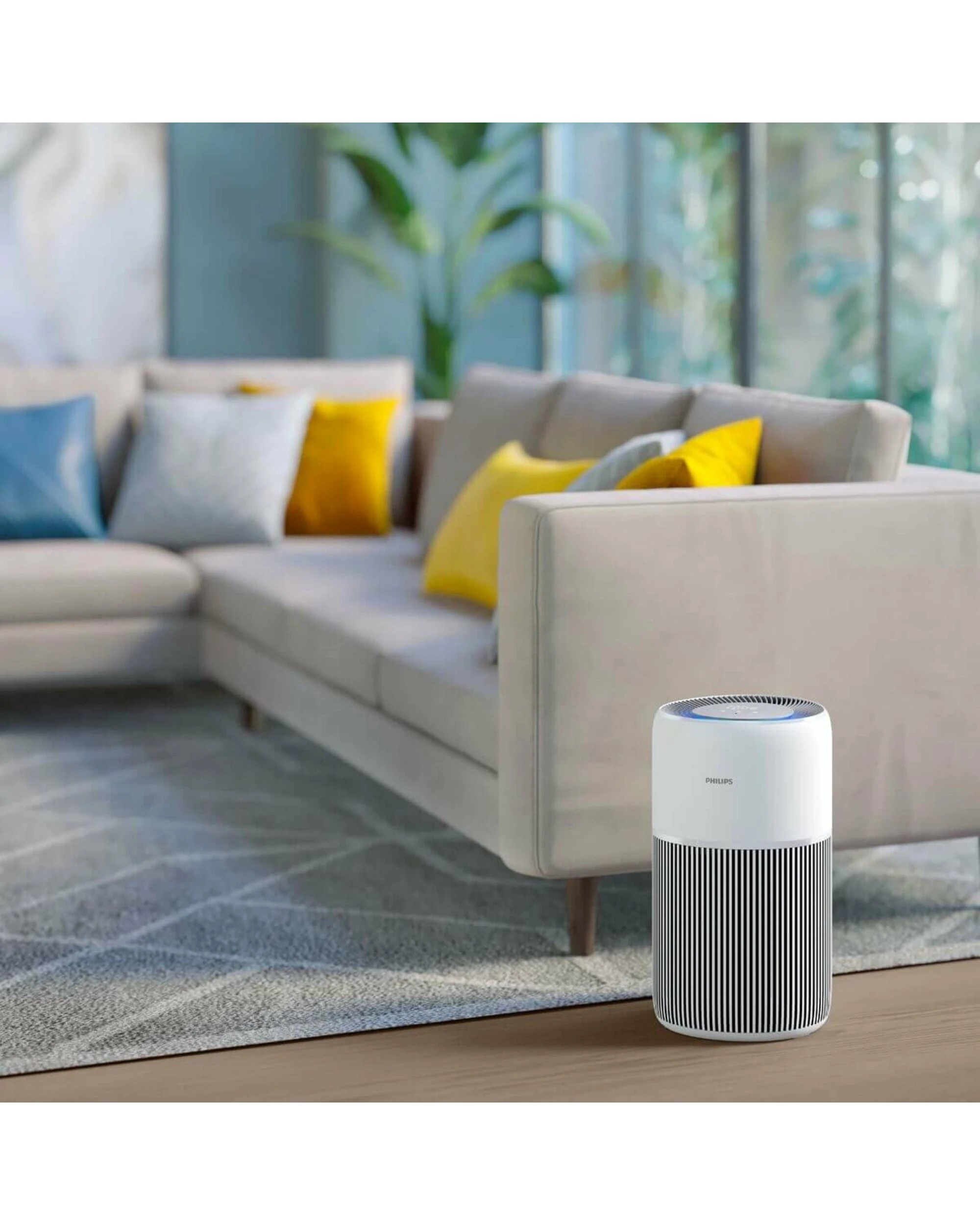 3 Philips PureProtect 2200 Series Smart Air Purifier Silver White, 3 of 5