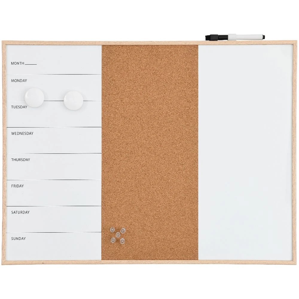 2 Otto 3-in-1 Combination Planner Board 600 x 450mm, 2 of 7