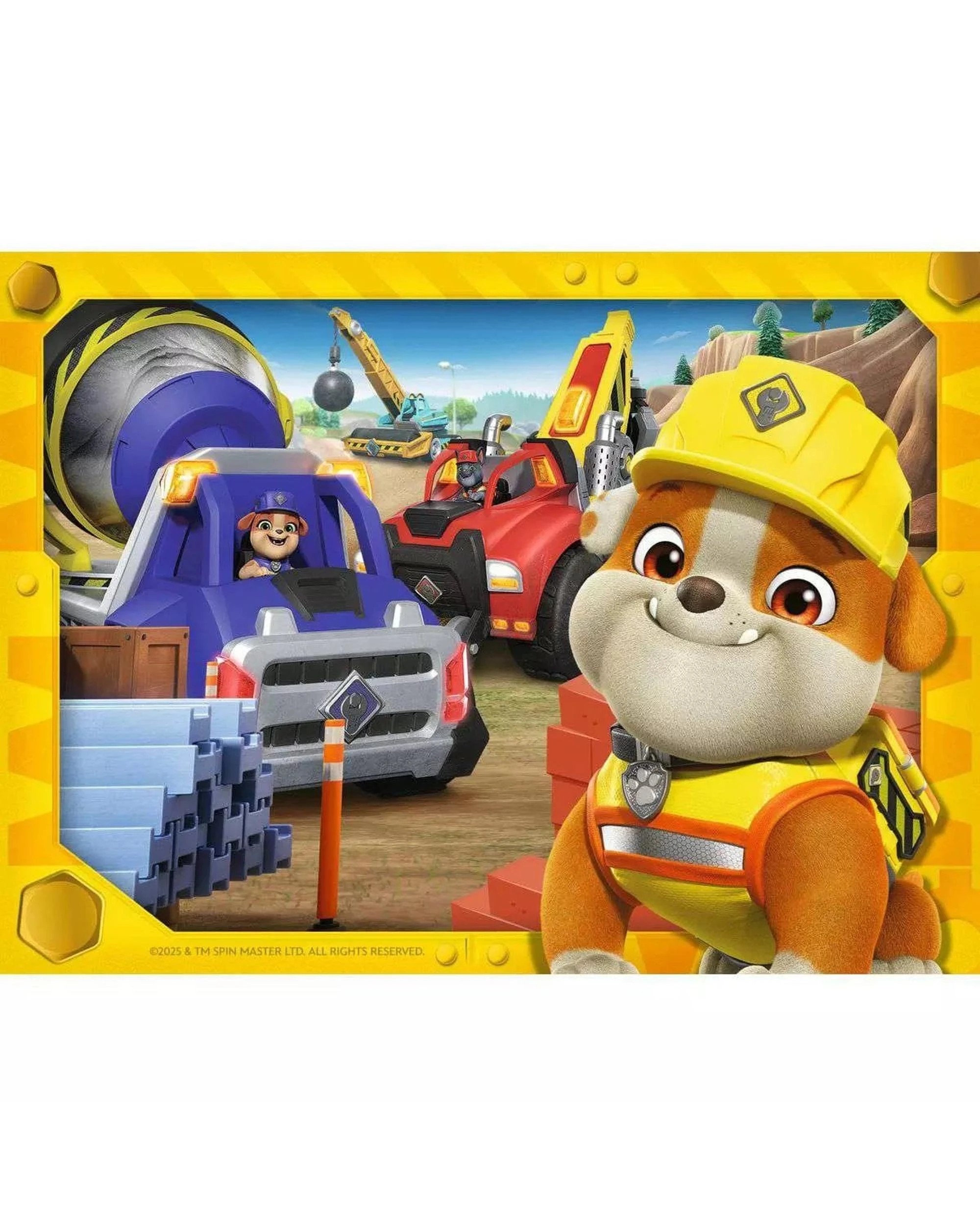 4 Ravensburger Paw Patrol Rubble and Crew 4 in a Box 12/16/20/24 Piece Jigsaw Puzzle 4 Pack, 4 of 6