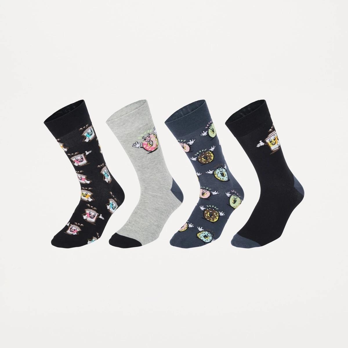 1 4 Pack Novelty Socks BETTER TOGETHER, 1 of 3