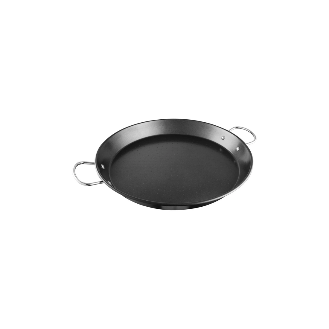 2 Avanti 40cm Paella Pan Non-stick Hammered Base Riveted Handles Even Heat
 - Black, 2 of 3
