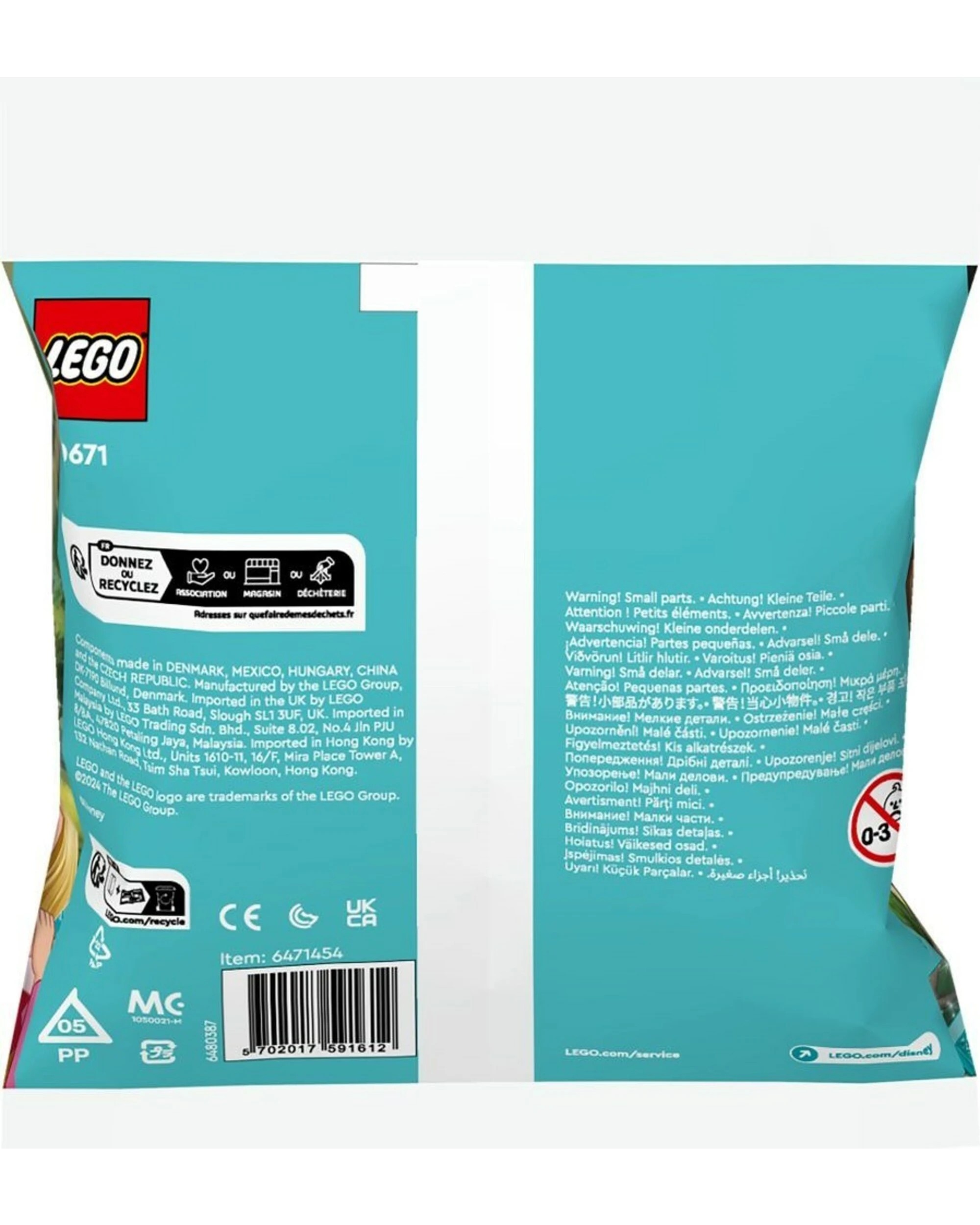 1 LEGO Aurora's Forest Playground 30671 Sleeping Beauty Disney Princess Polybag, 1 of 1