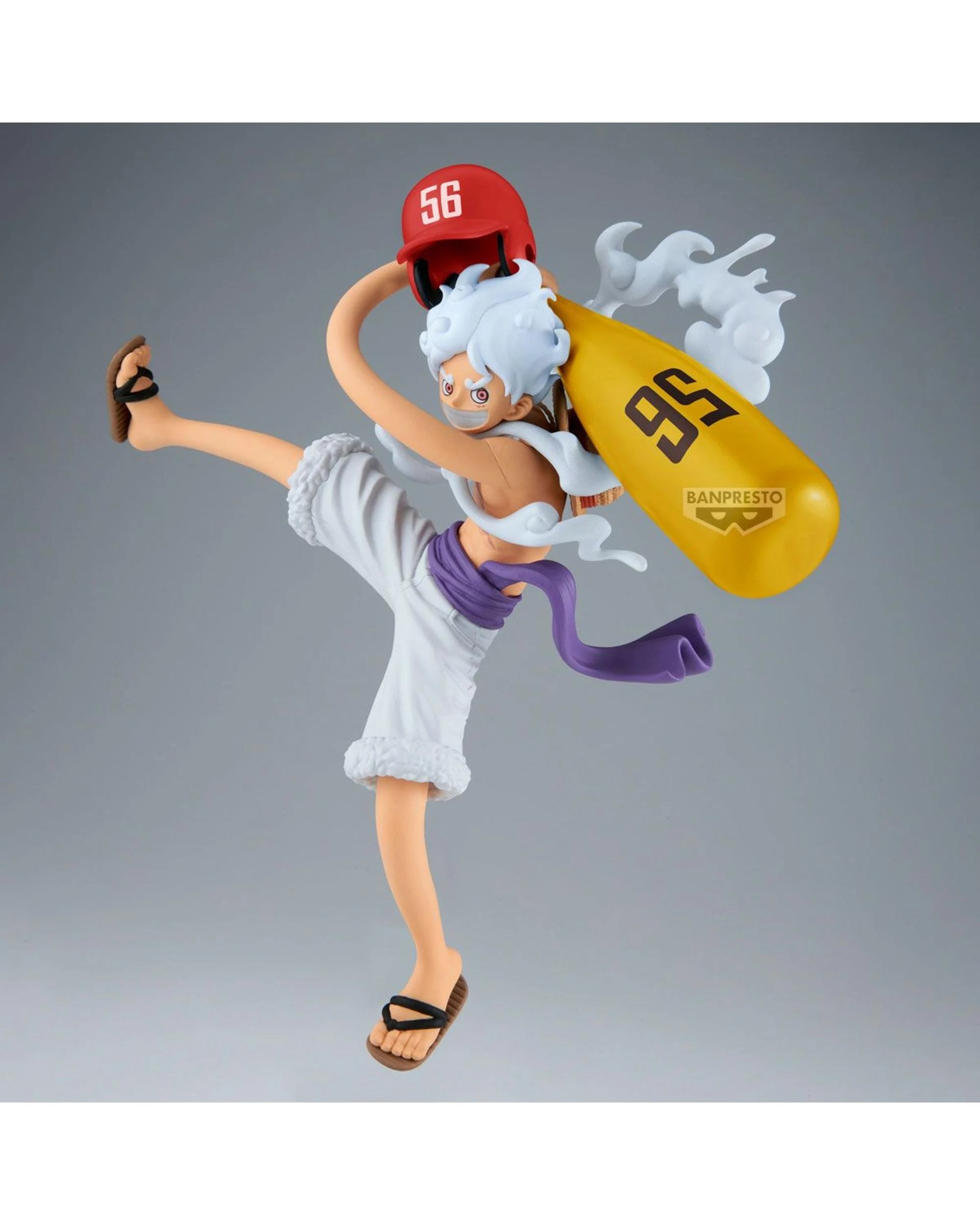 3 Banpresto Battle Record Collection One Piece Monkey D Luffy Gear 5 II Figure, 3 of 5