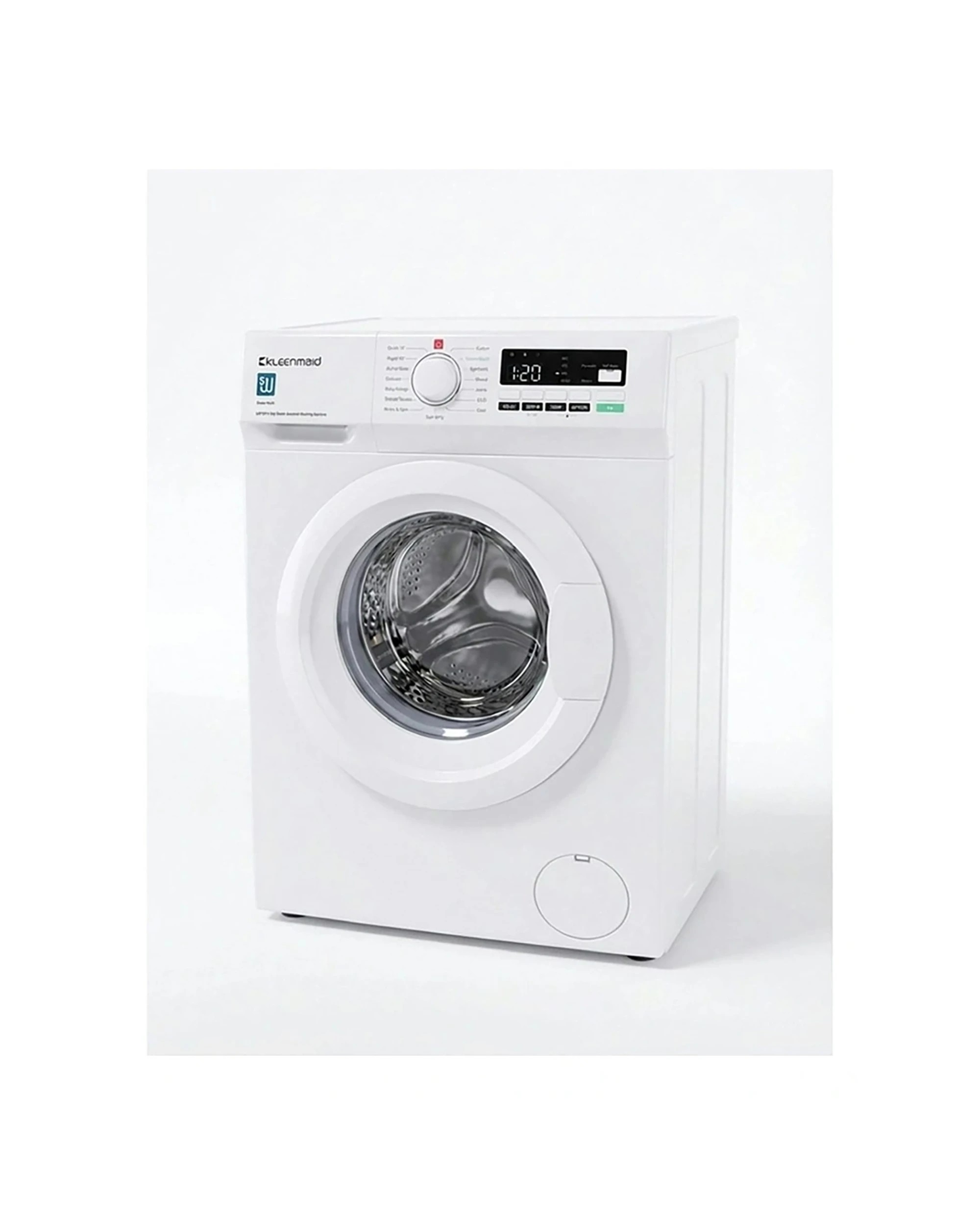 2 Kleenmaid Washing Machine Steam Assisted & 8kg Vented Dryer - White, 2 of 6