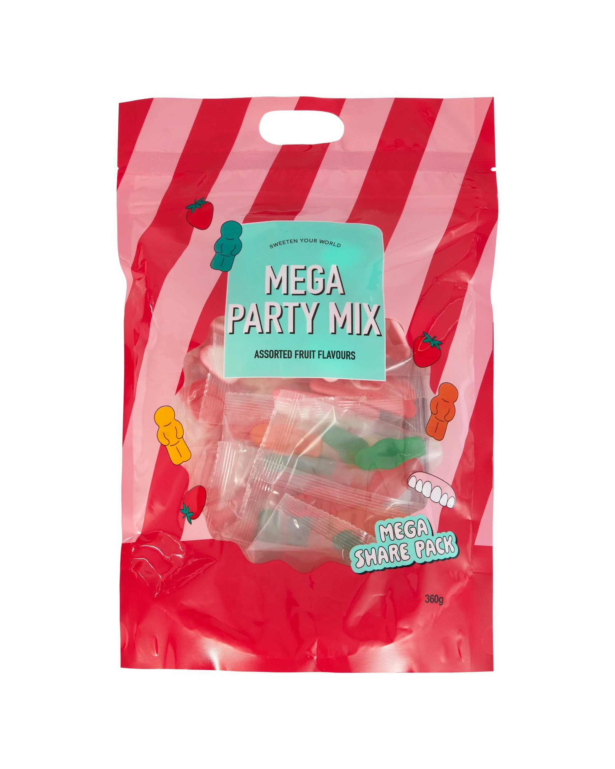 1 Mega Party Mix Share Pack 360g, 1 of 3