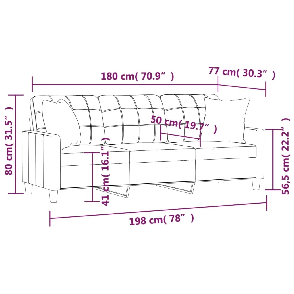 7 Vidaxl Sofa - Brown, 7 of 7
