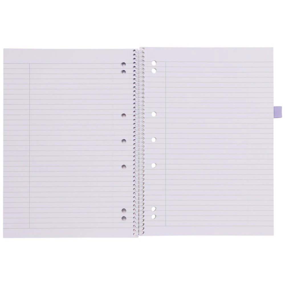 4 Otto A4 Recycled Lecture Book 140 Page Purple, 4 of 5