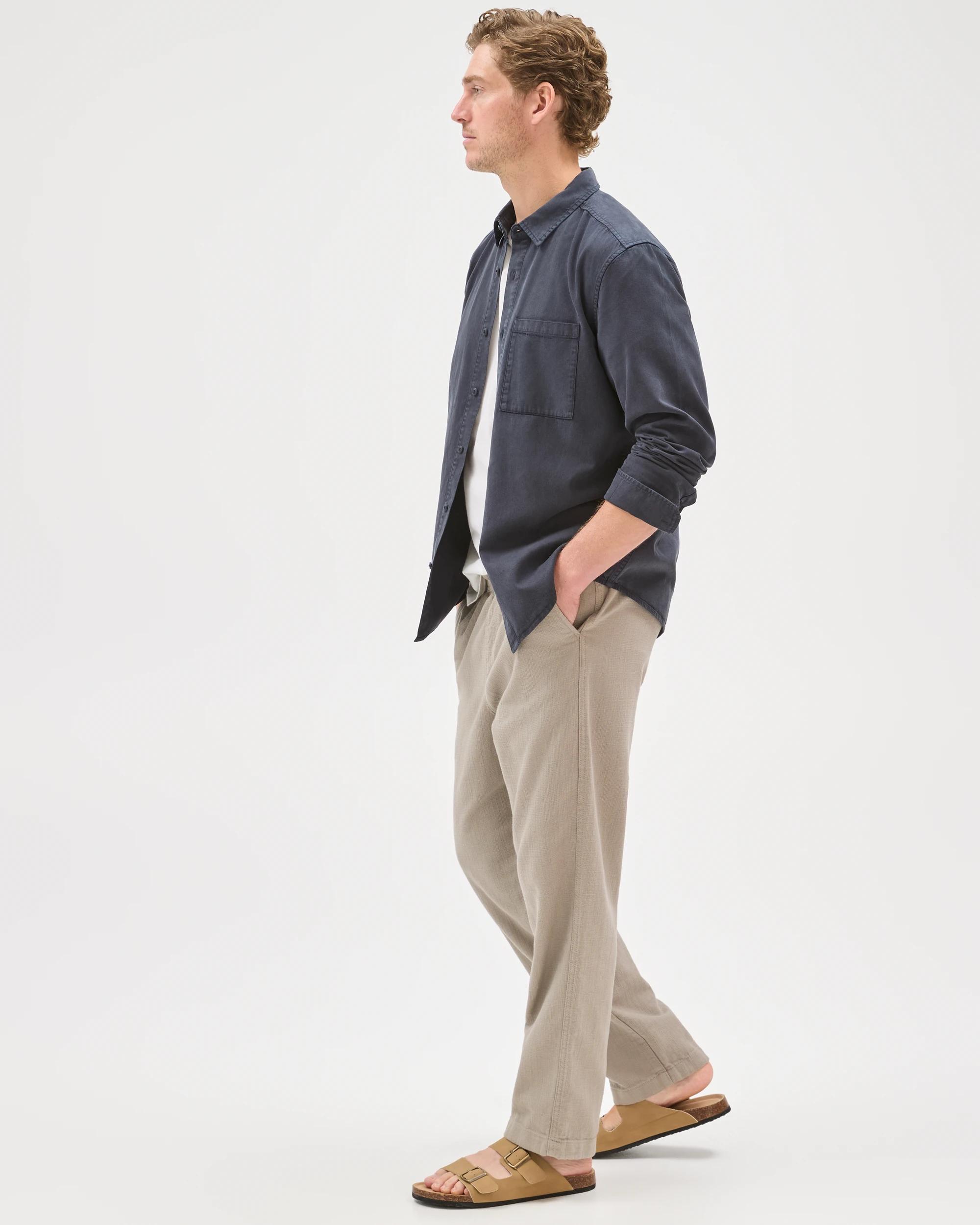 7 Target Man Long Sleeve Washed Shirt NIGHT SKY, 7 of 7