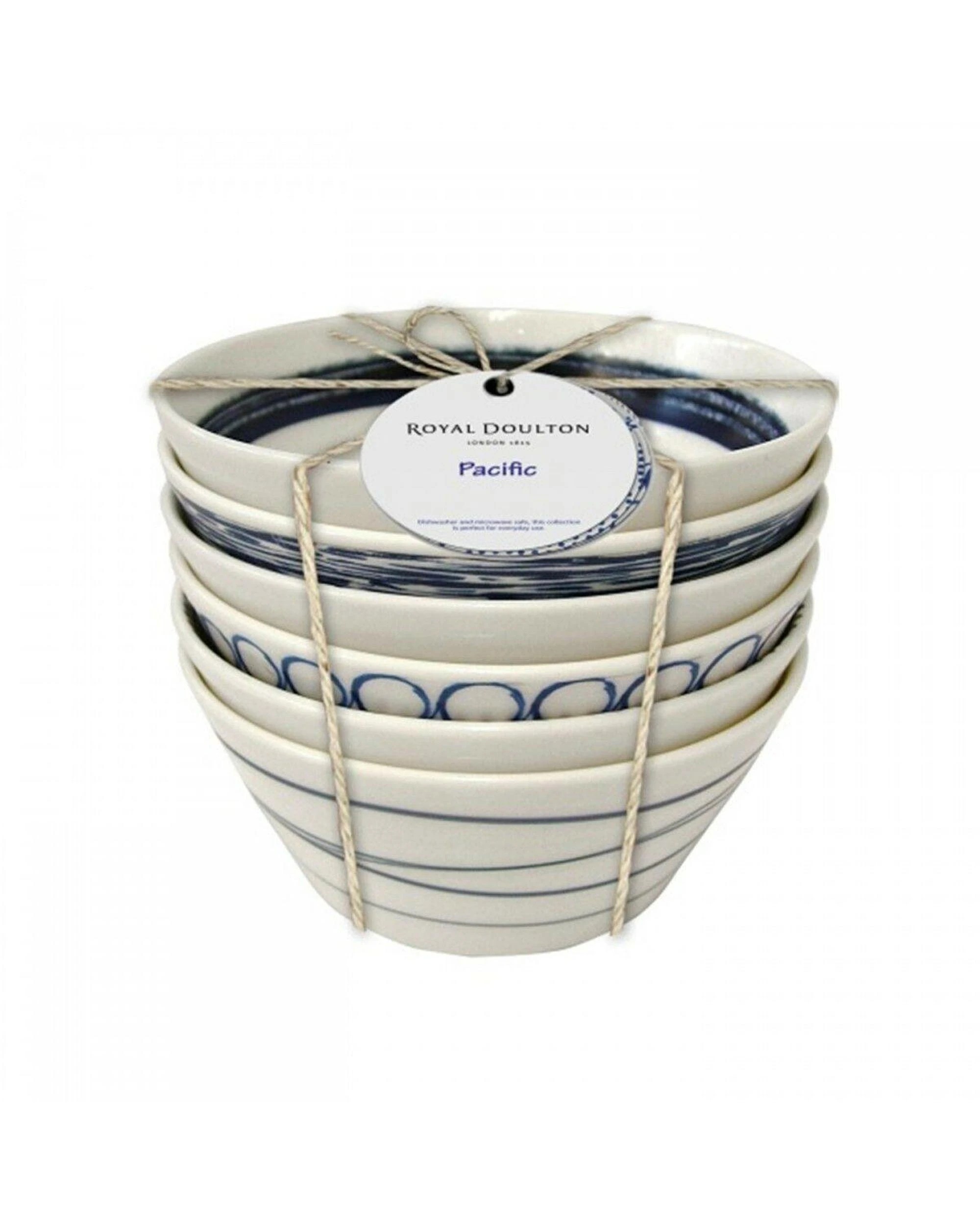 3 Royal Doulton 6pc Pacific 16cm Bowl Set of 6, 3 of 3